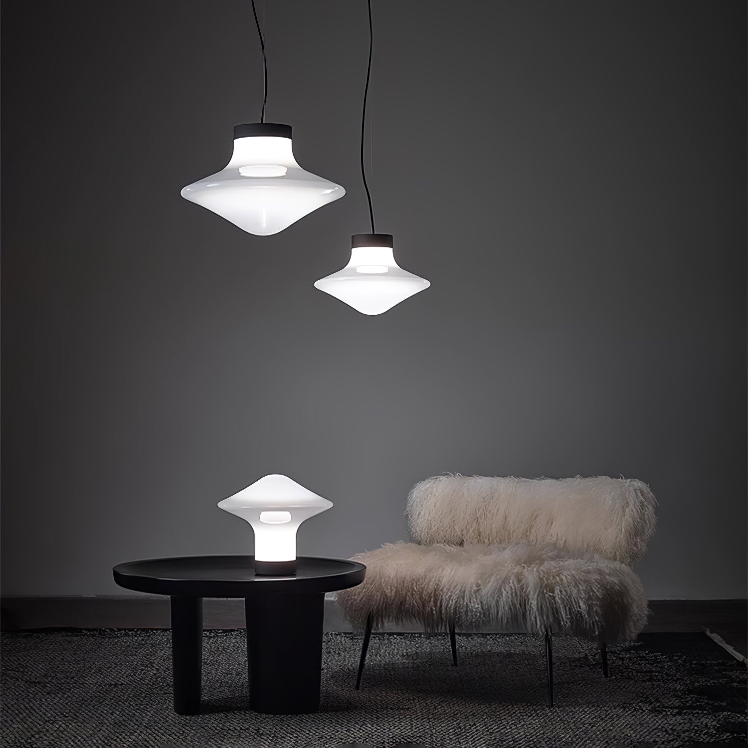 Esoleth Premium Nordic Art Verre Suspension