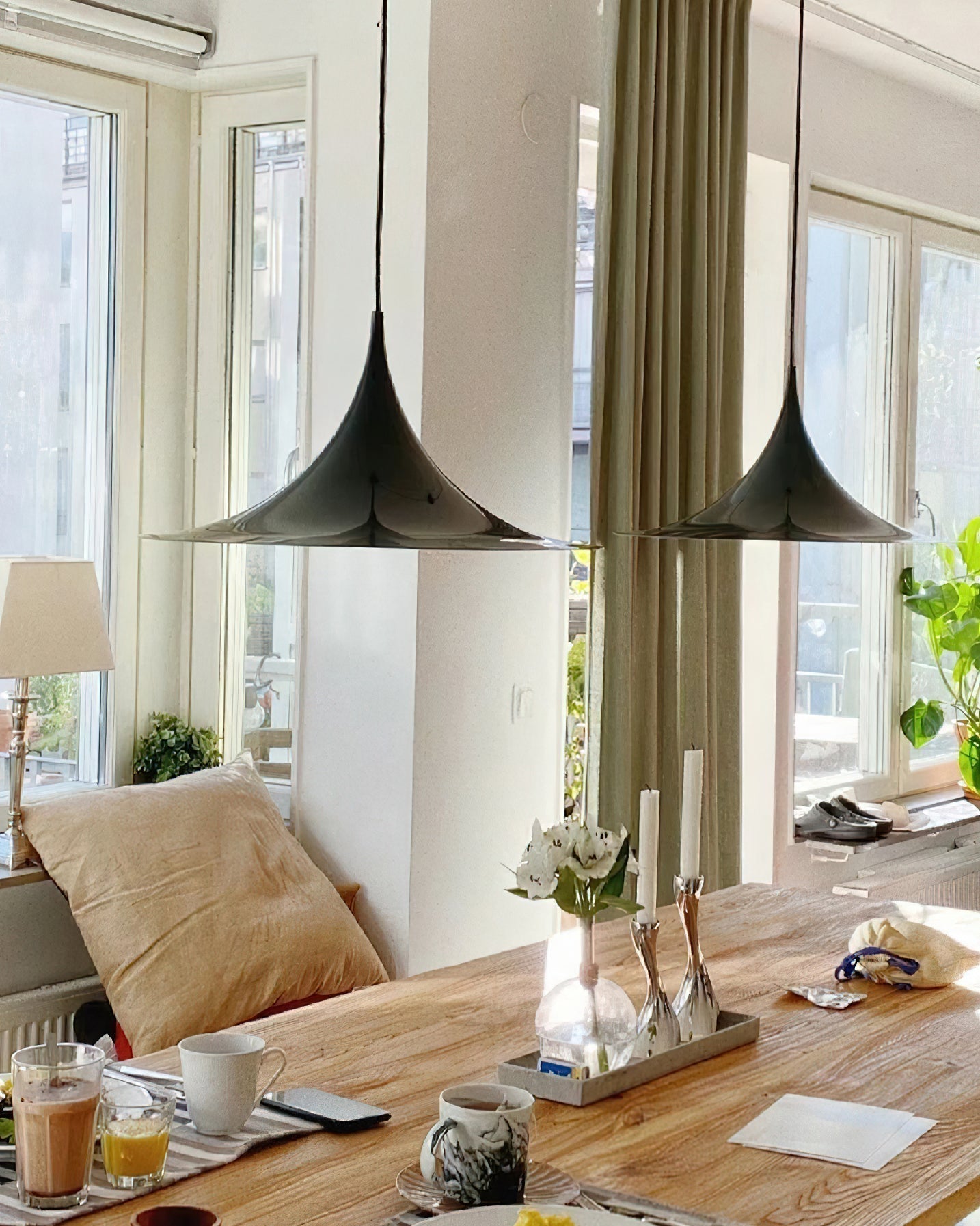 Solisin Suspension à col fin et large évasement pour salle à manger