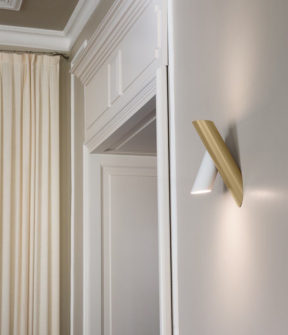 Luna Lampe Murale Métallique Minimaliste