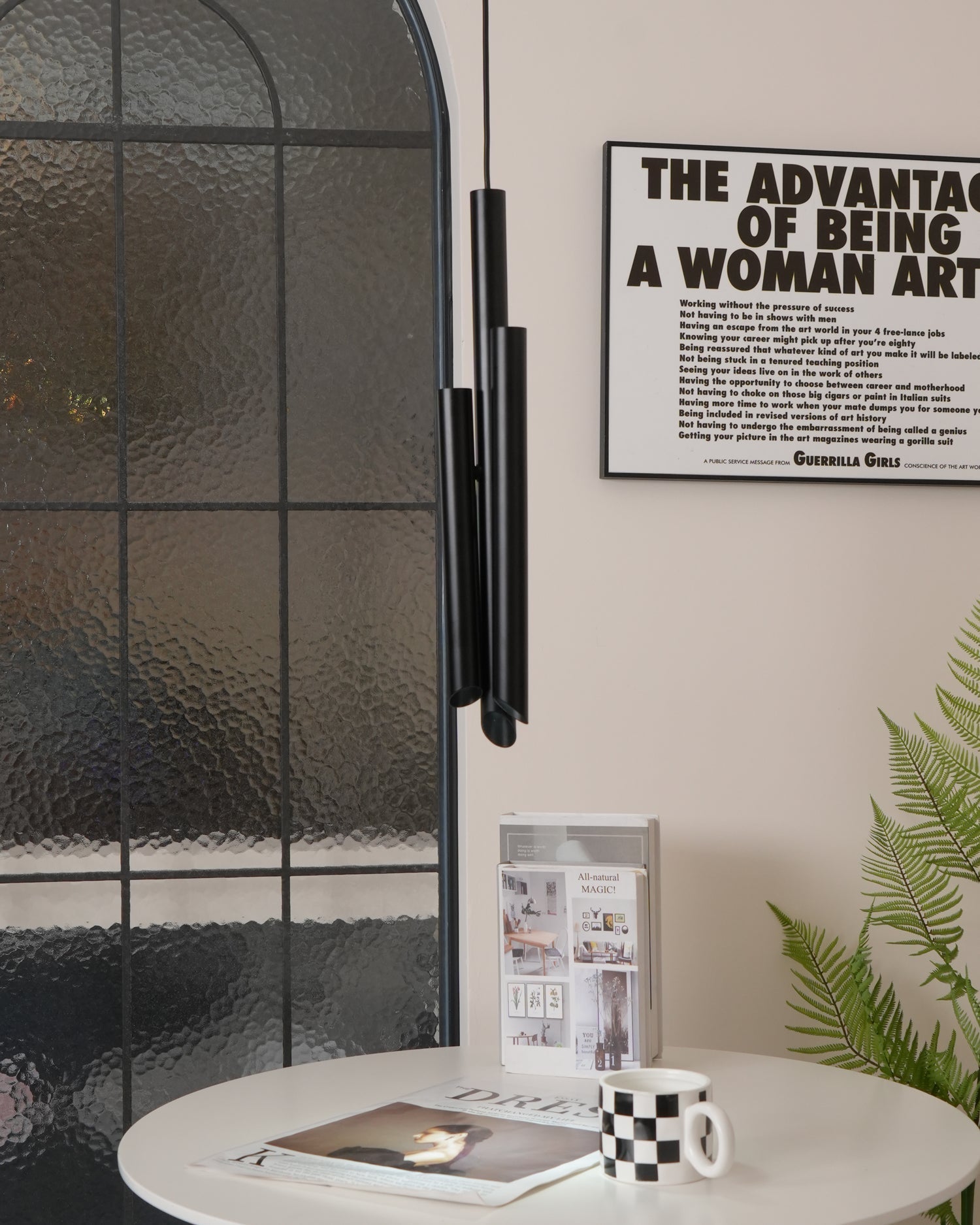 Solara Lampe suspendue tubes aluminium minimaliste