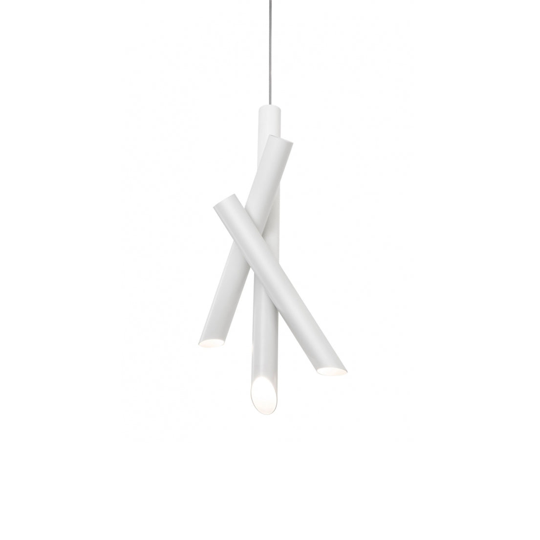 Solara Lampe suspendue tubes aluminium minimaliste