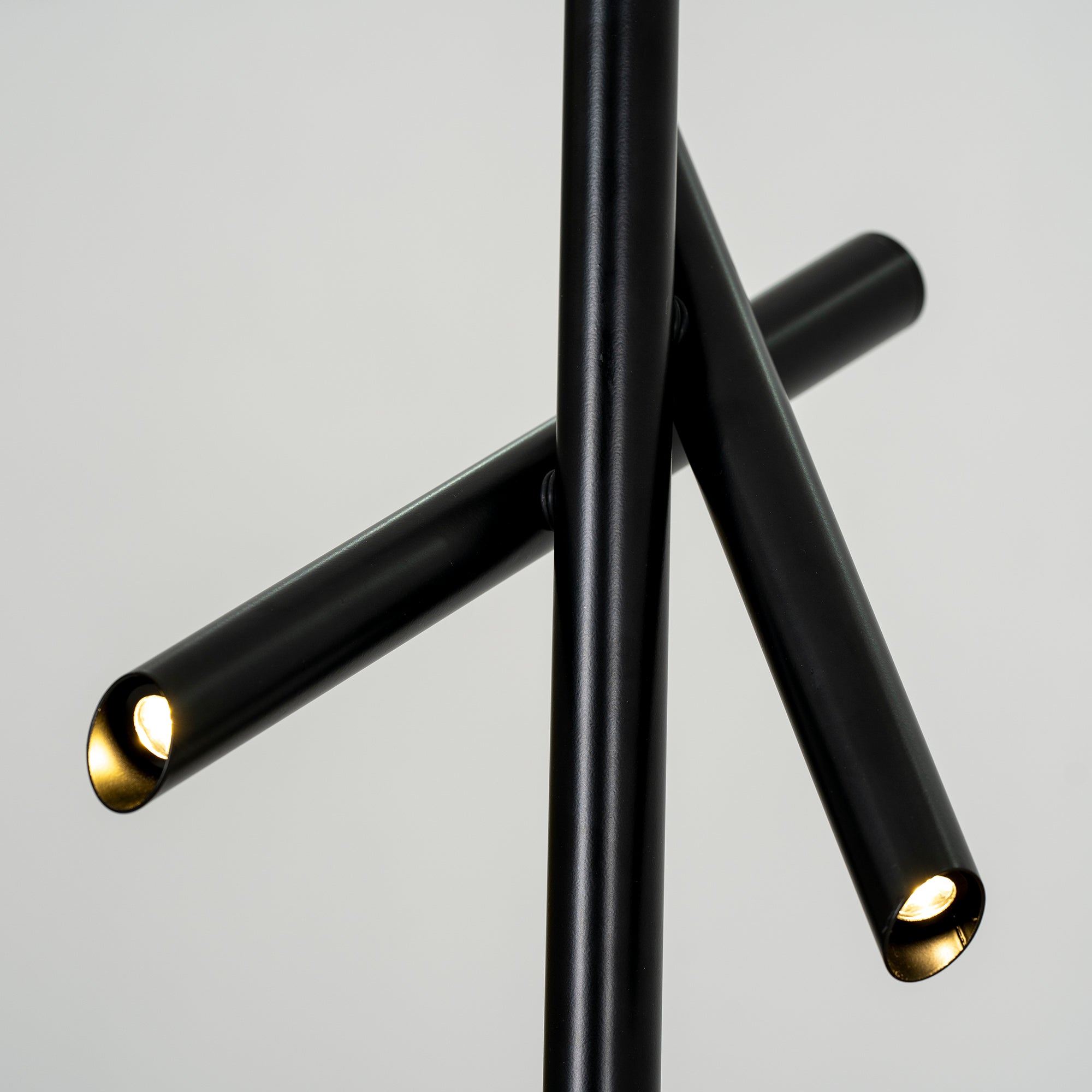 Solara Lampe suspendue tubes aluminium minimaliste