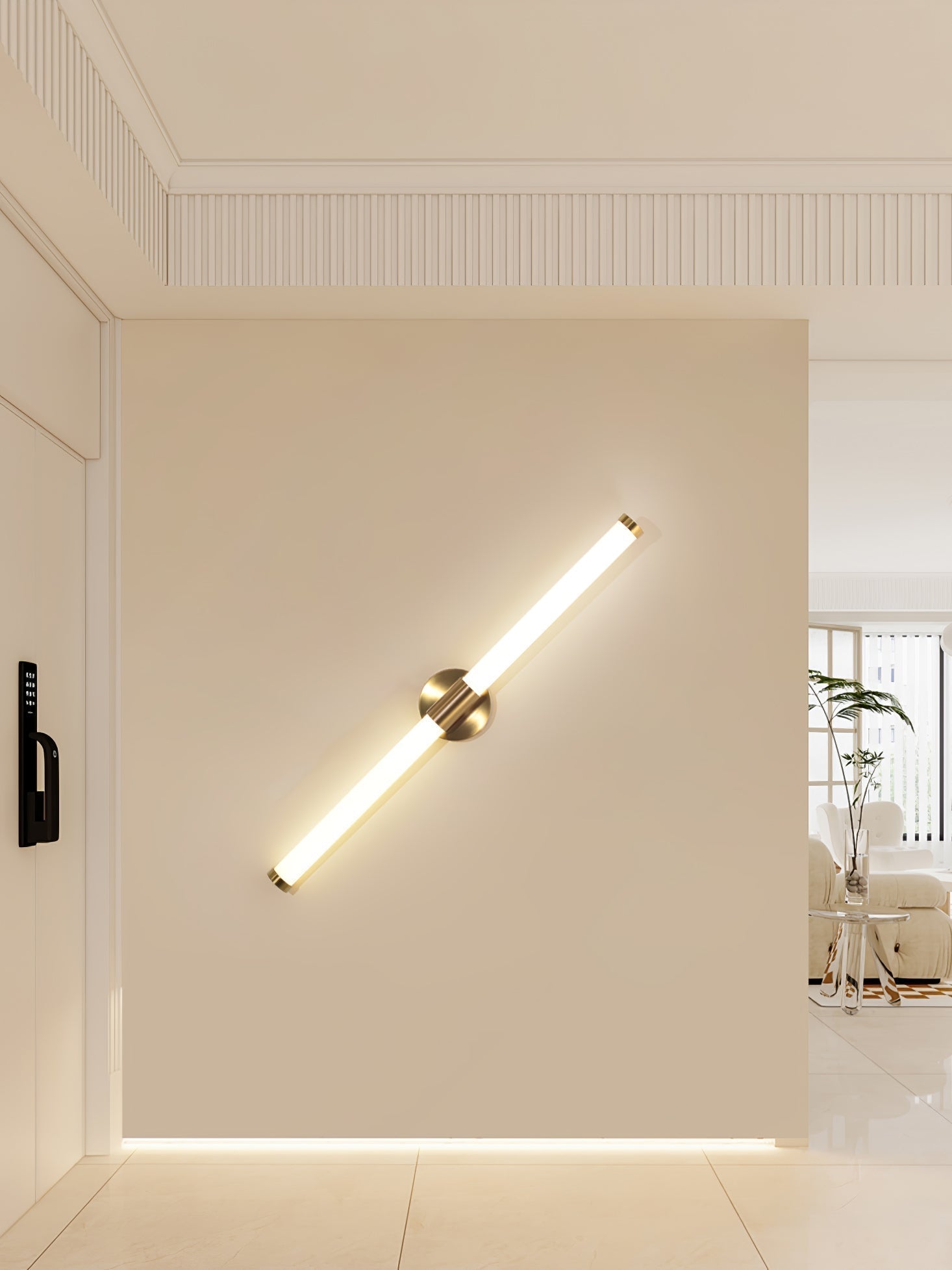 Cecarir Applique Murale LED Linéaire Art Tubo