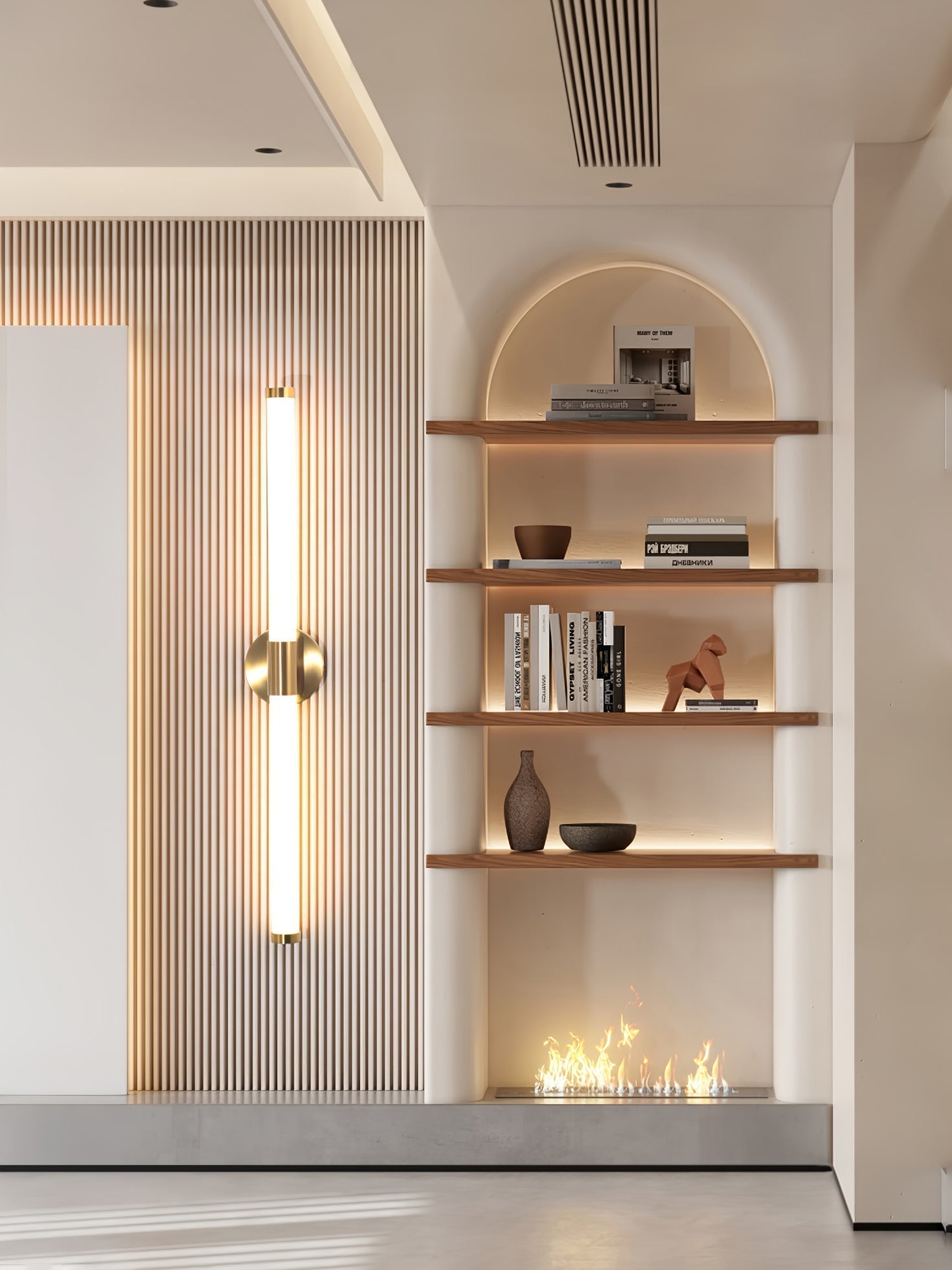 Cecarir Applique Murale LED Linéaire Art Tubo