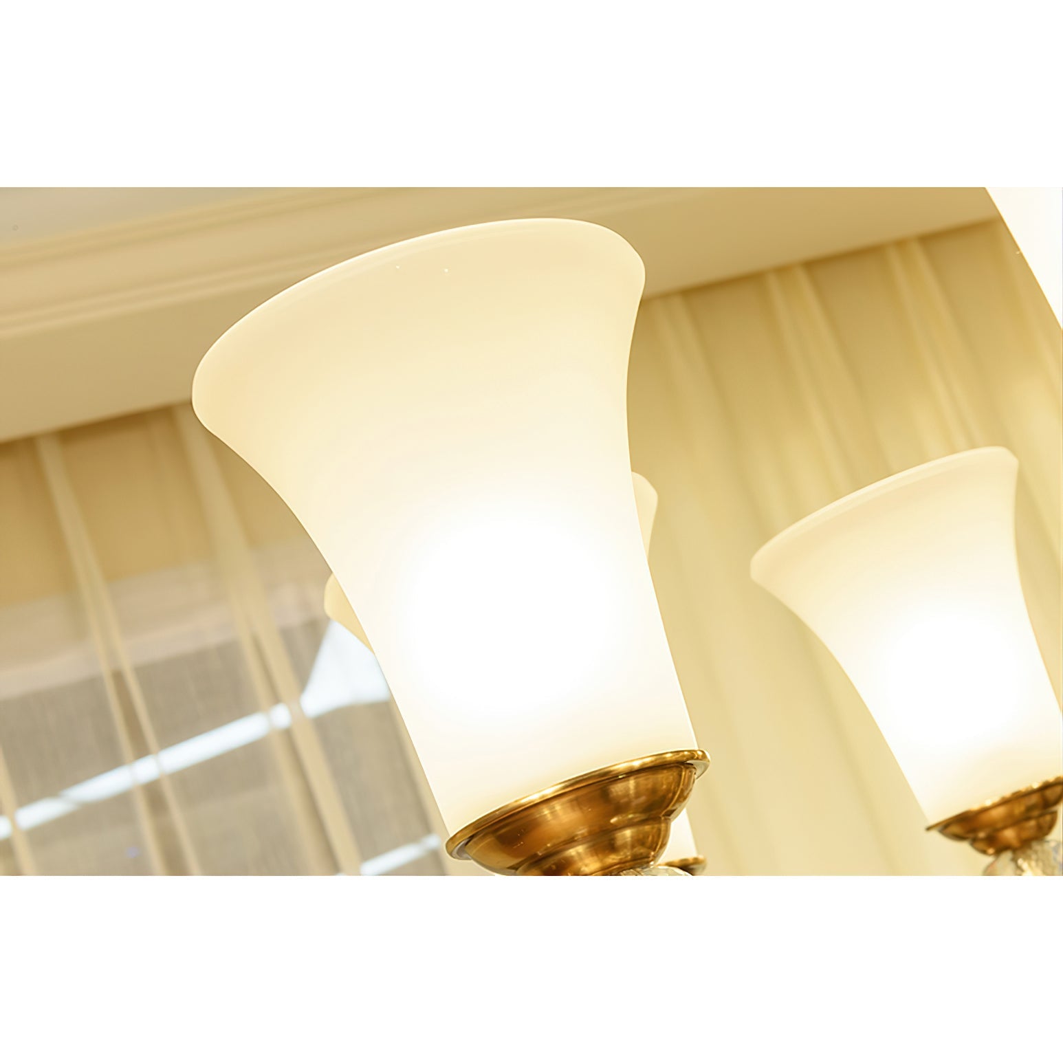 Ordoran Lustre Laiton Verre Industriel Vintage