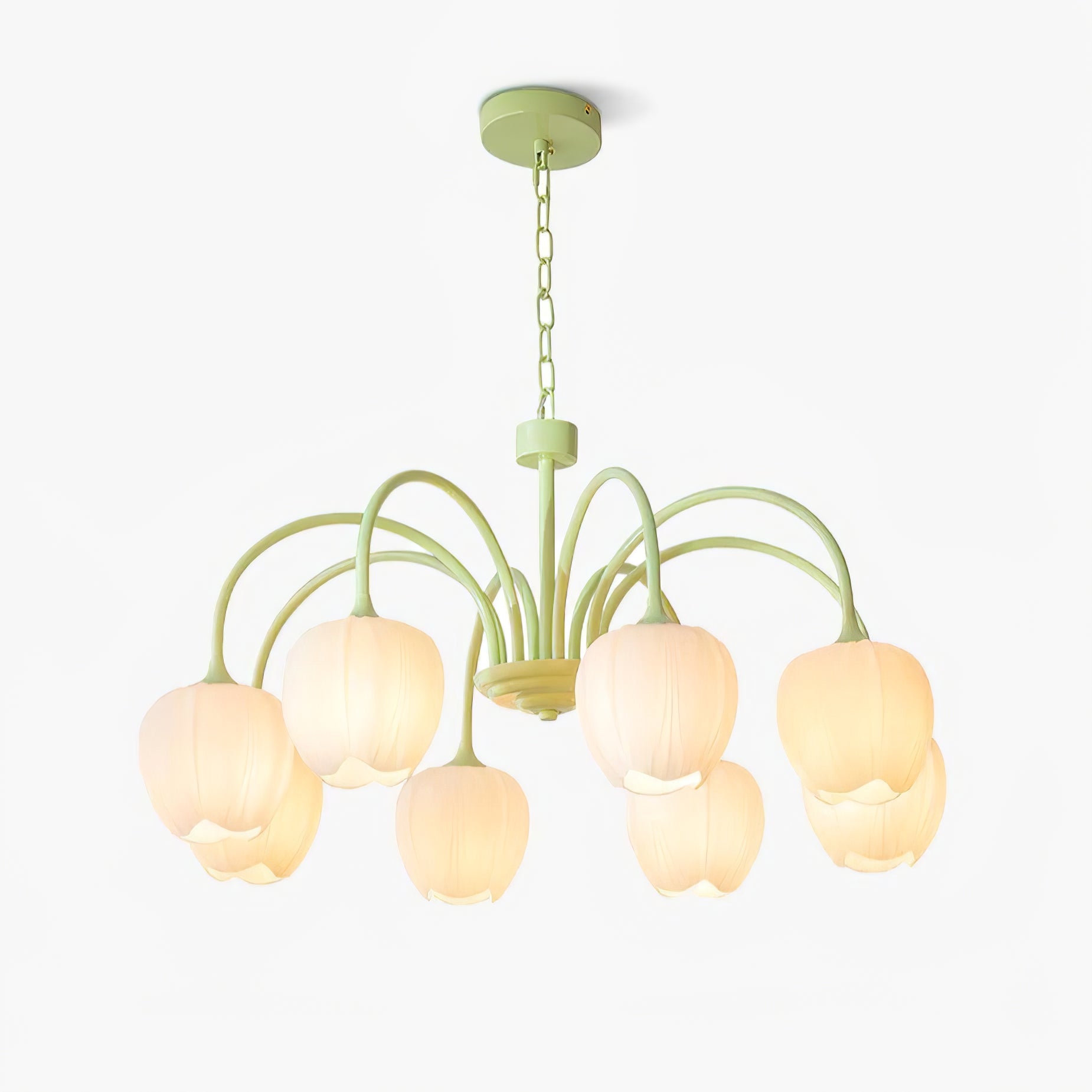 Tulip Lustres Rafraîchissants en Verre