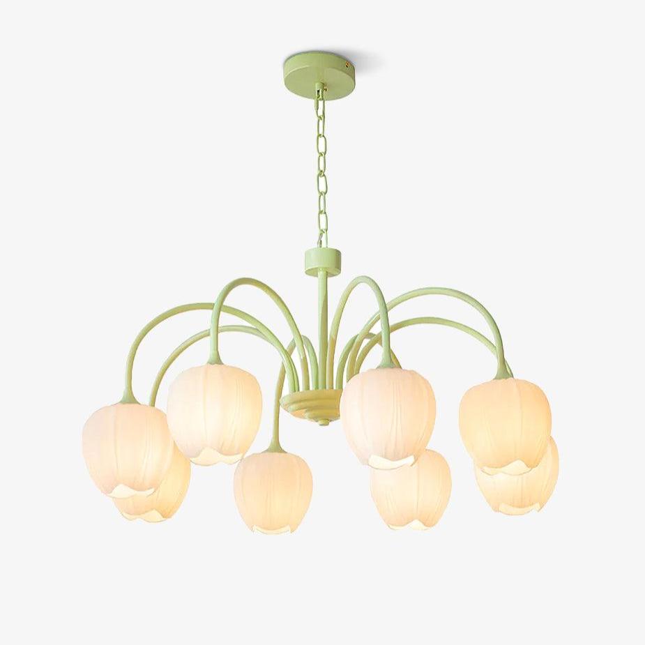 Tulip Lustres Rafraîchissants en Verre