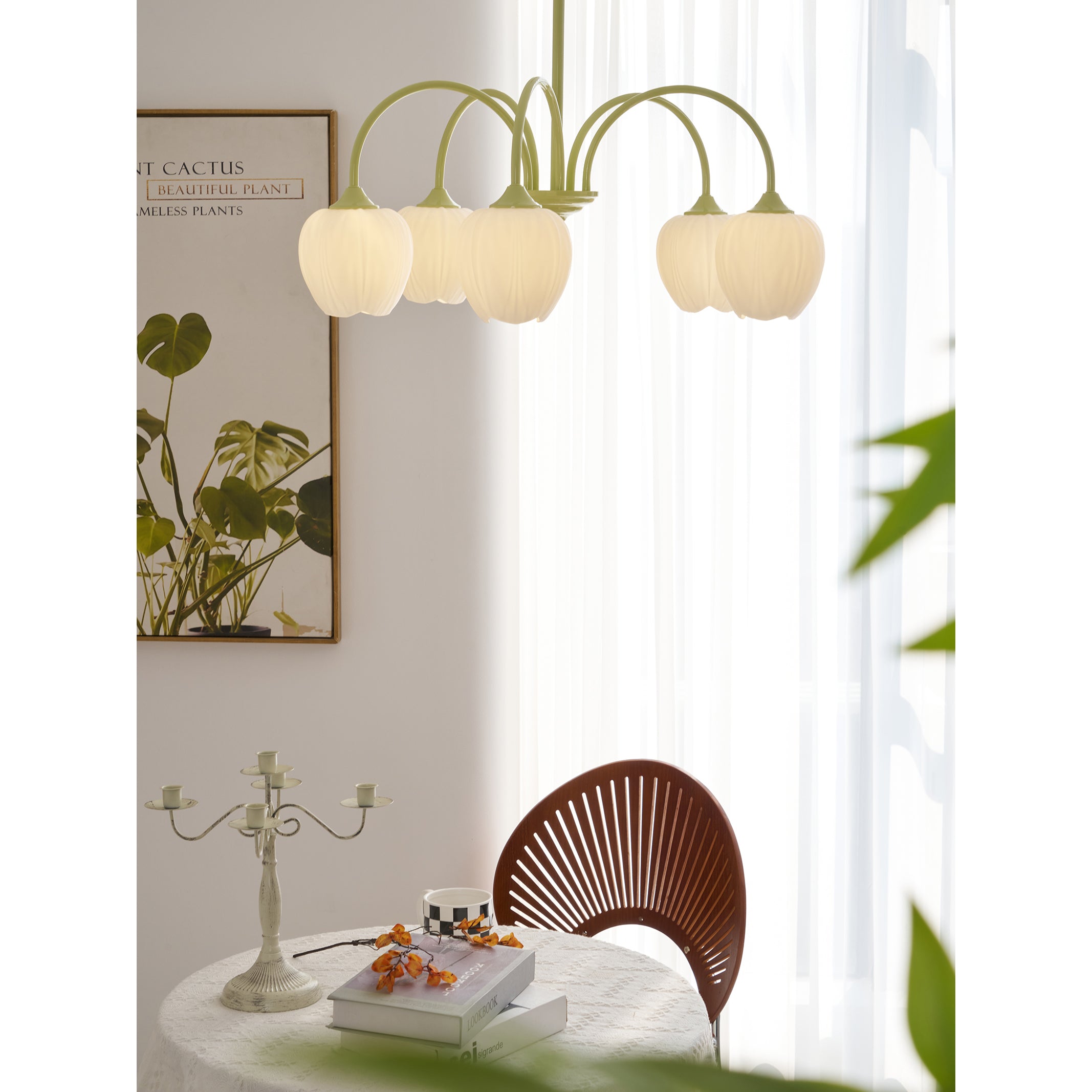 Viloror Lustre Métal Verre Créativité Individuelle Matcha