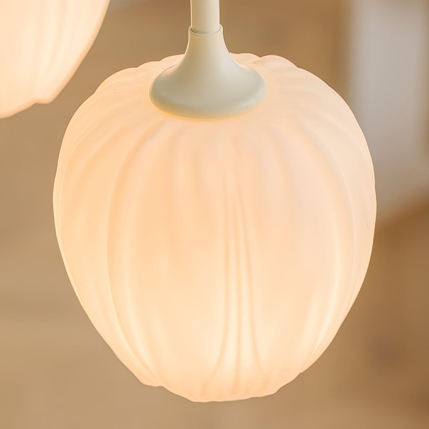 Lustra Lustre Tulipe en Verre Matcha