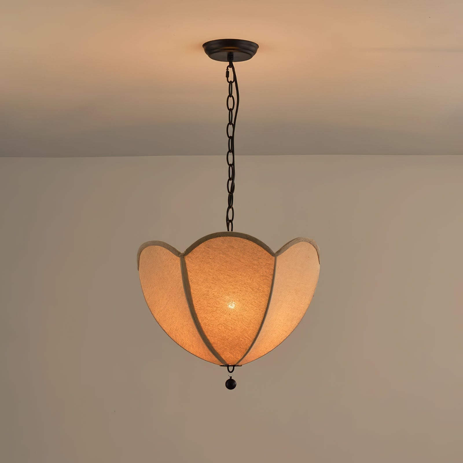 Cimararae Suspension Métal Tissu Scoop Vintage