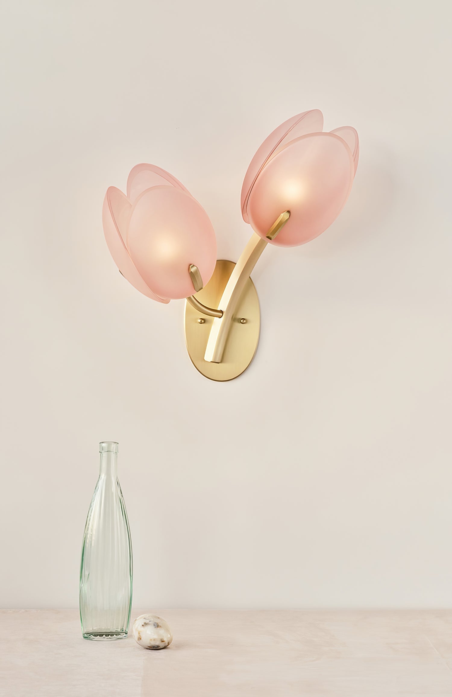 Orlantha Lampe Murale en Verre Art Nordic Bloom