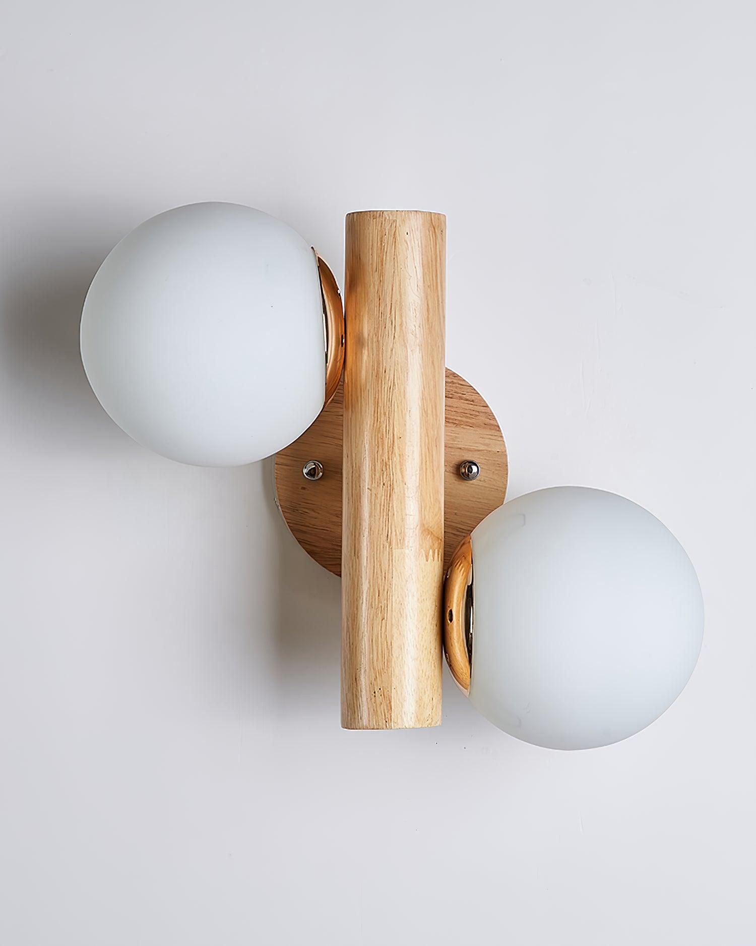 Vexorise Lampe Murale en Bois Scandinave