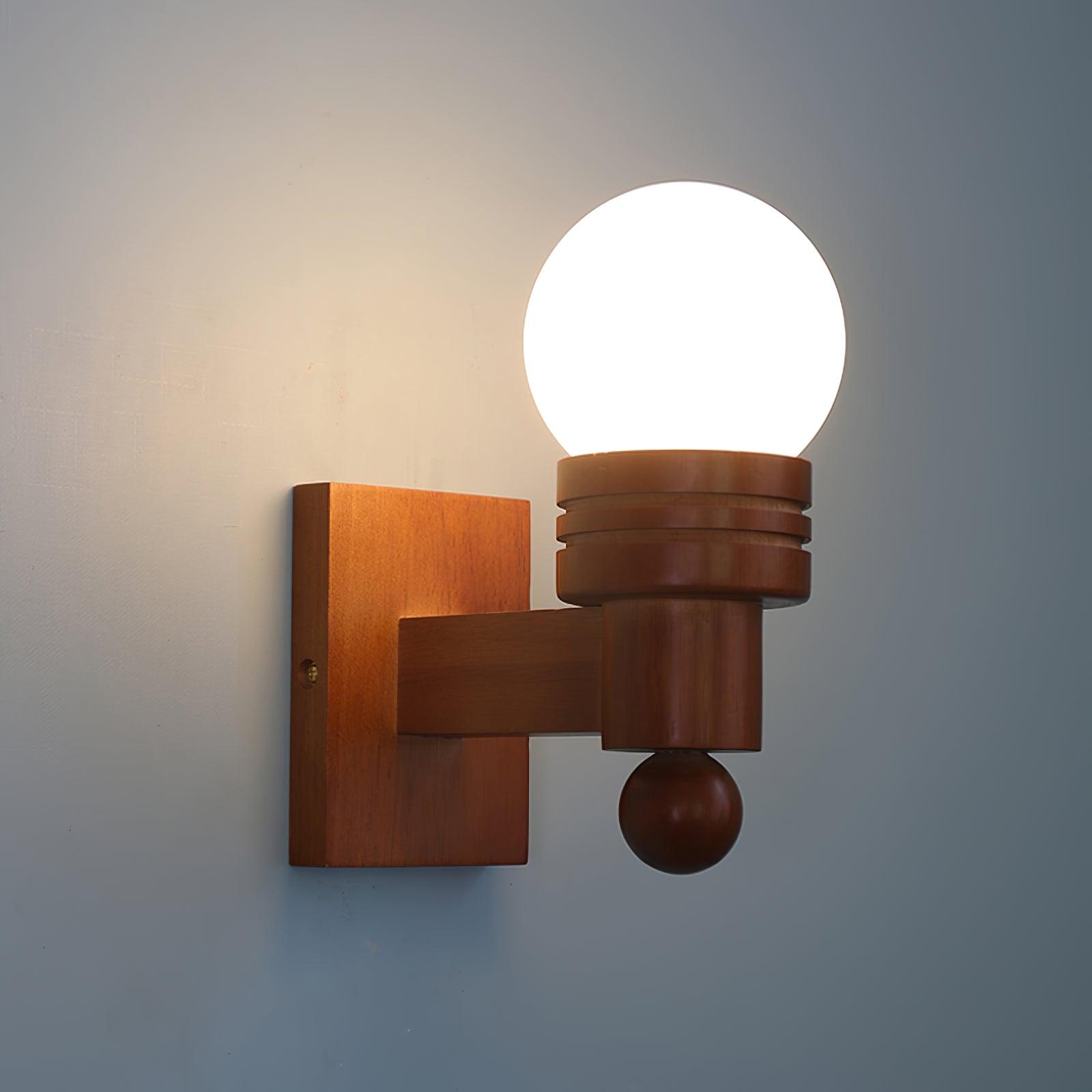 Beam Applique Murale Bois Massif Moderne
