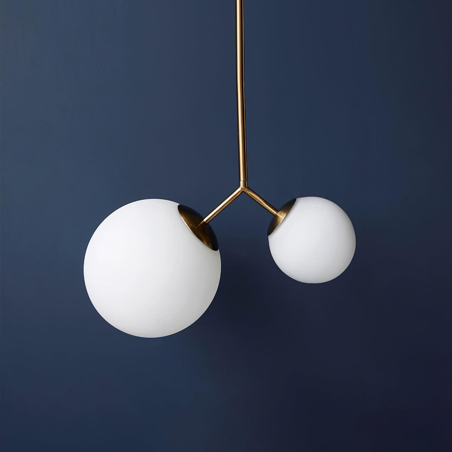 Twis Suspension Verre Dépoli Fumé Minimaliste