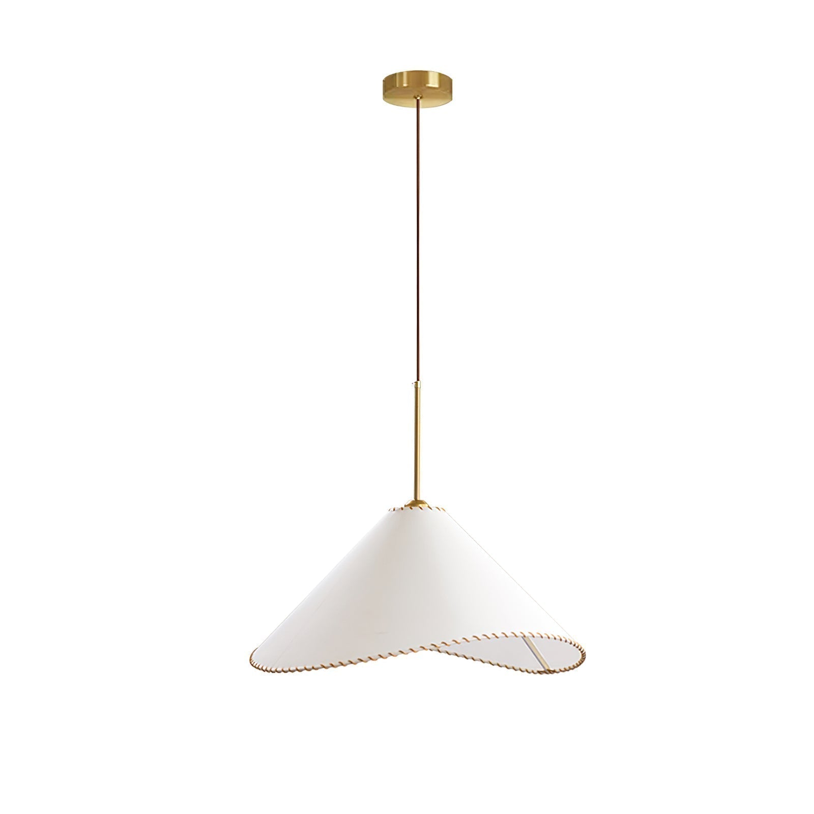 Aursoreth Nordic Tordu Abat-Jour Tissu Pendentif Lampe