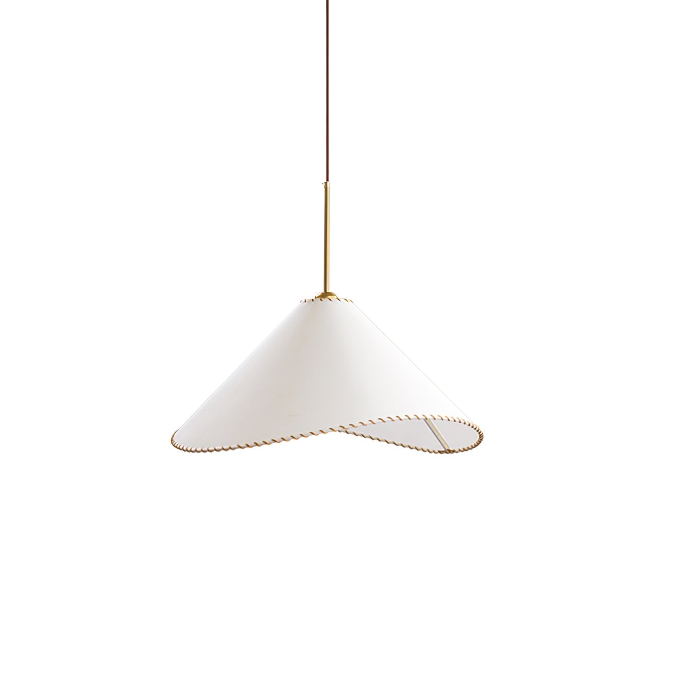 Aursoreth Nordic Tordu Abat-Jour Tissu Pendentif Lampe