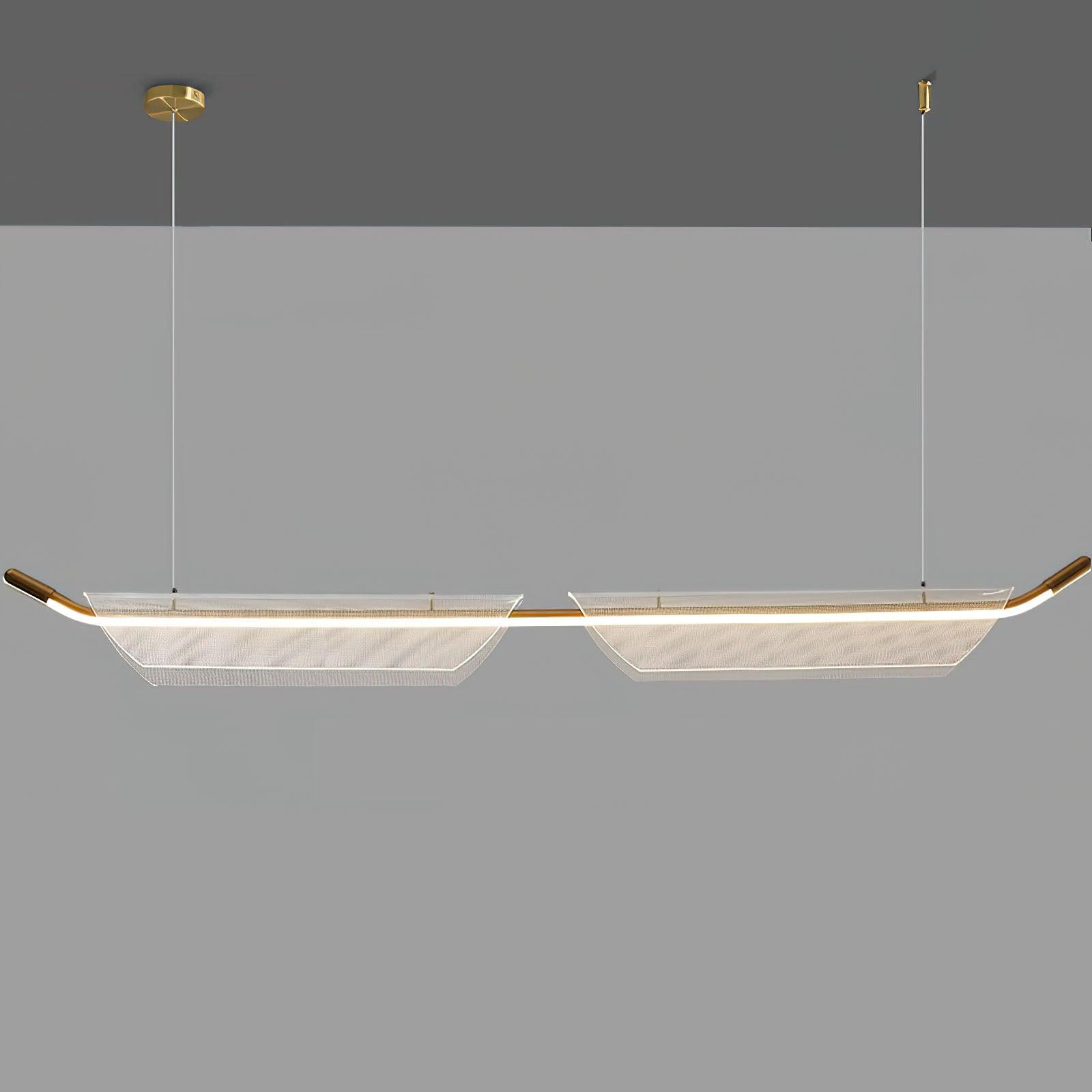Vire Suspension Lampe Minimaliste en Acrylique