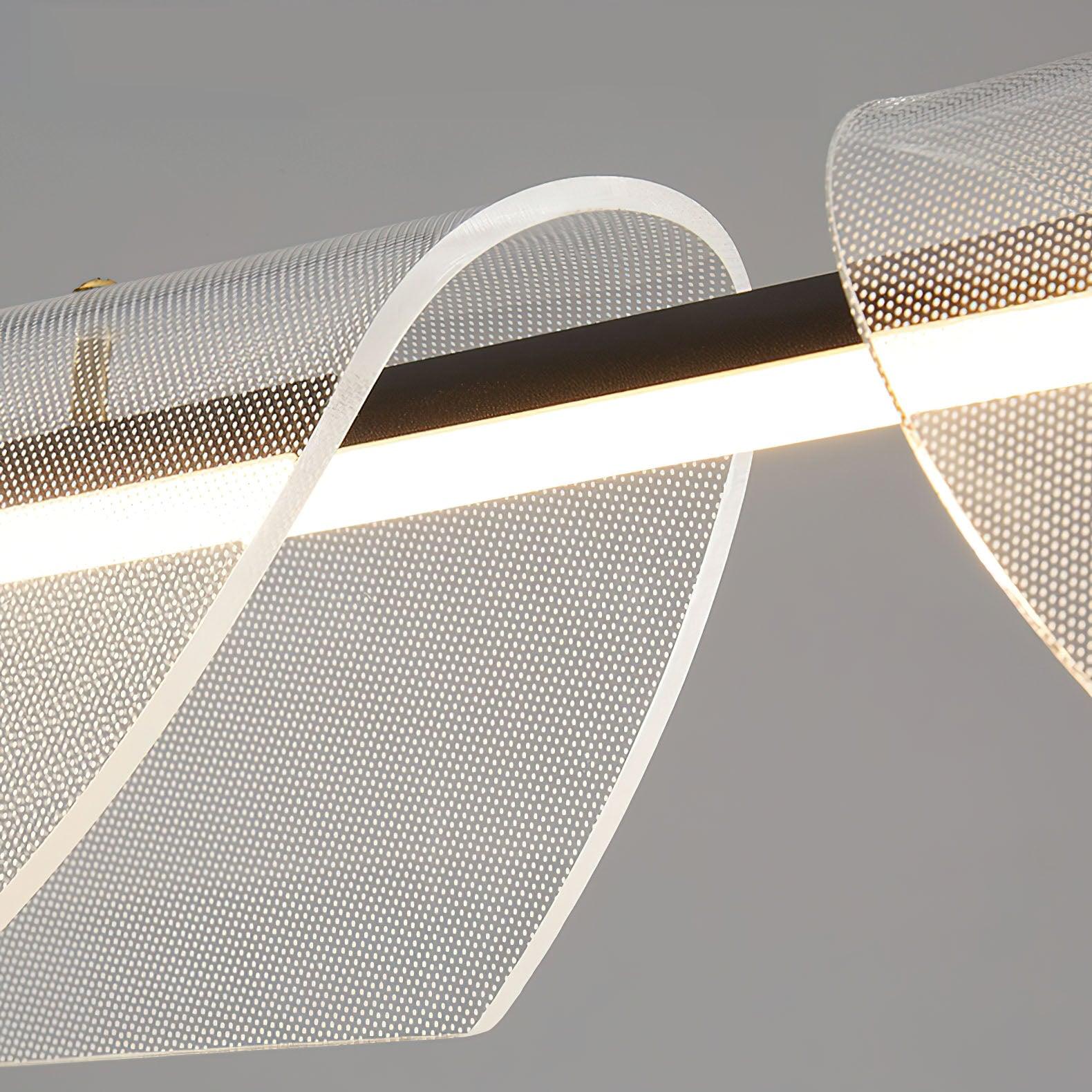 Vire Suspension Lampe Minimaliste en Acrylique