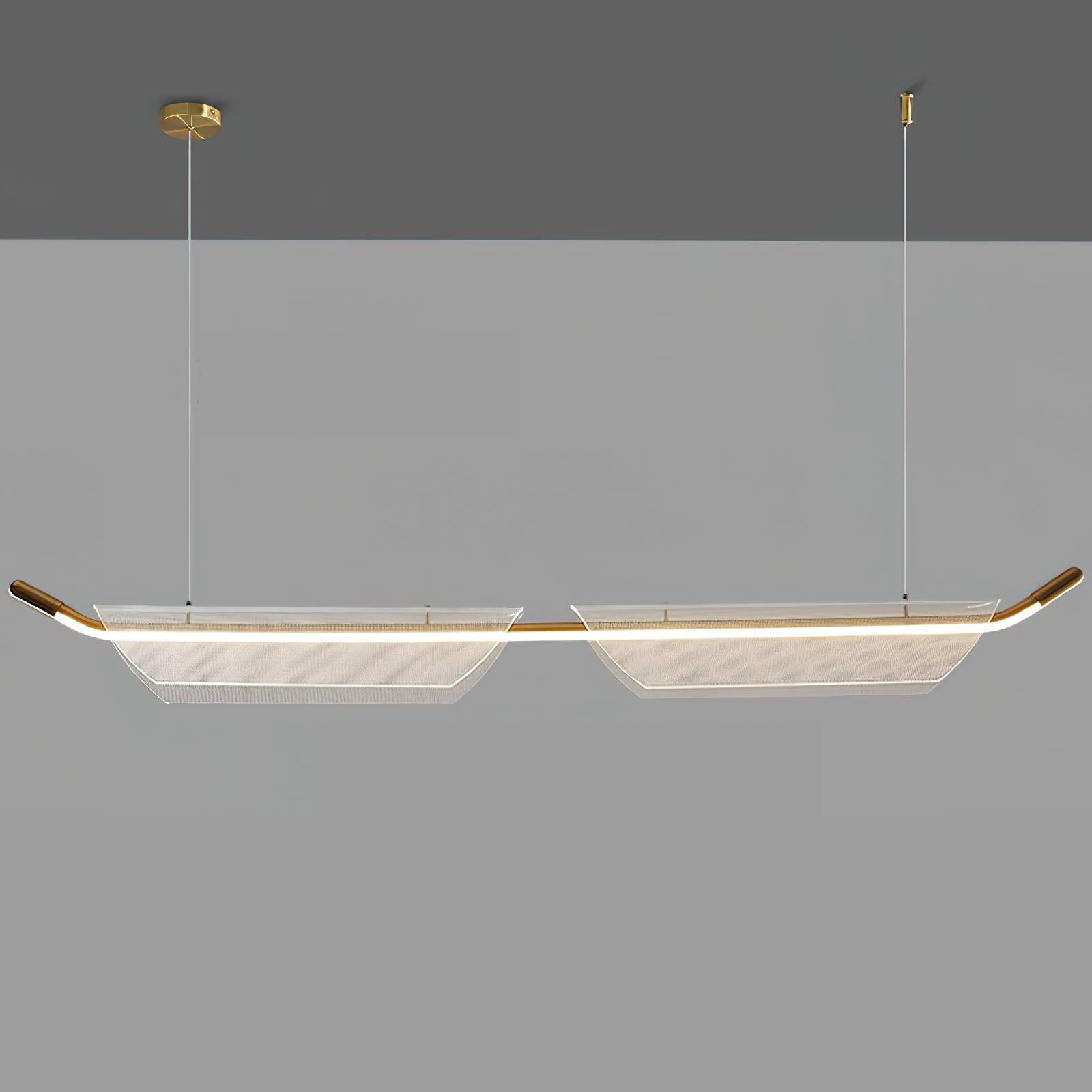 Vire Suspension Lampe Minimaliste en Acrylique