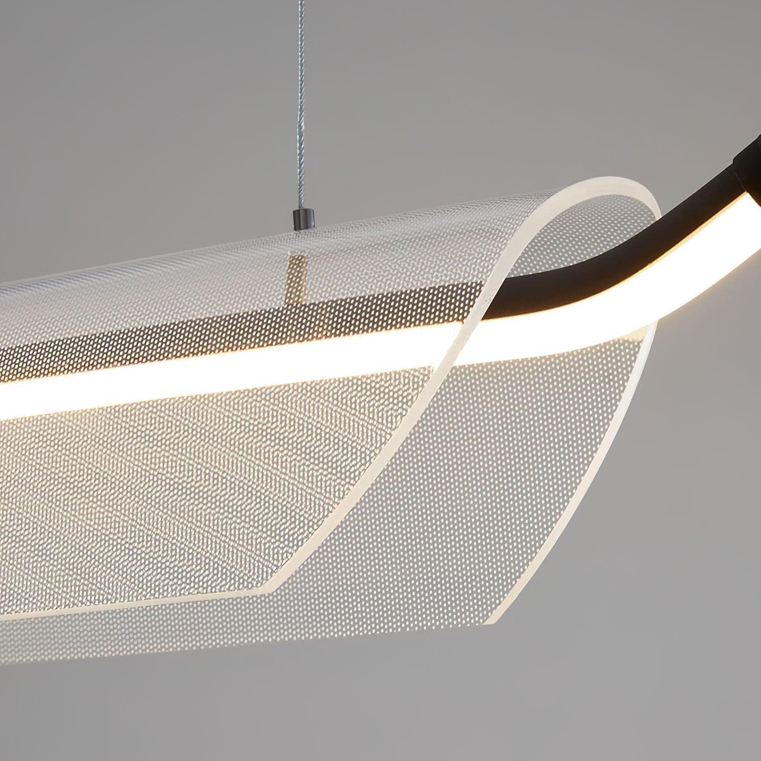 Vire Suspension Lampe Minimaliste en Acrylique