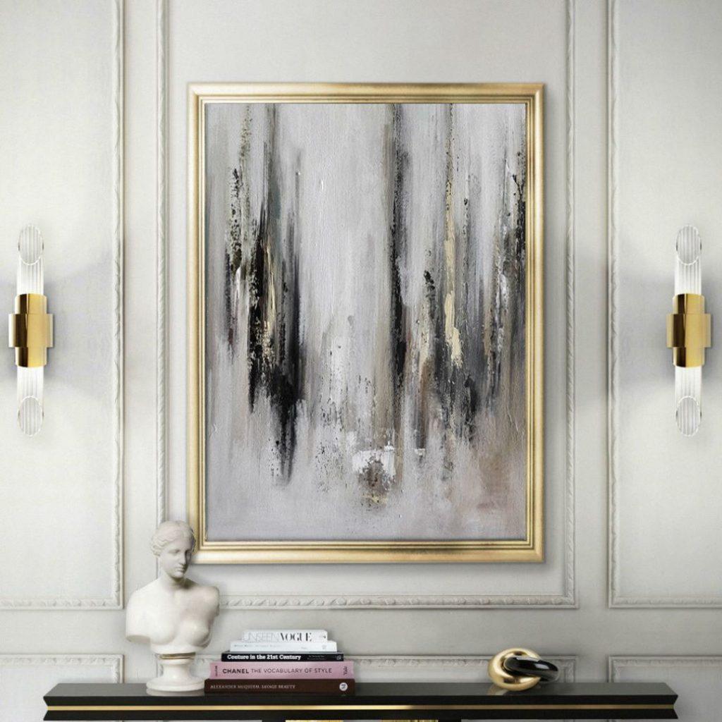 Opal Applique Murale Art Nordique Petit Cristal