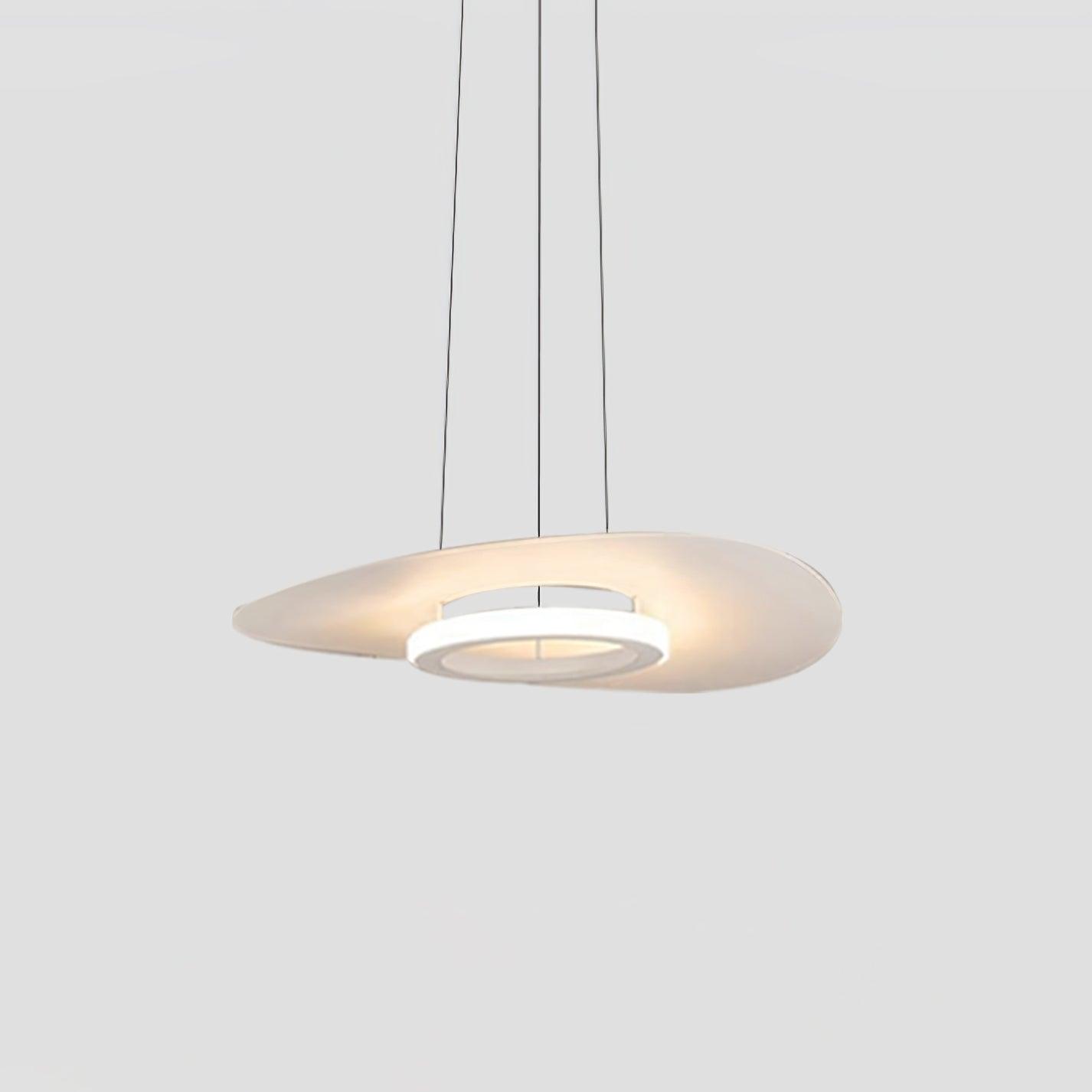Solara Suspension en aluminium avec anneau OVNI minimaliste
