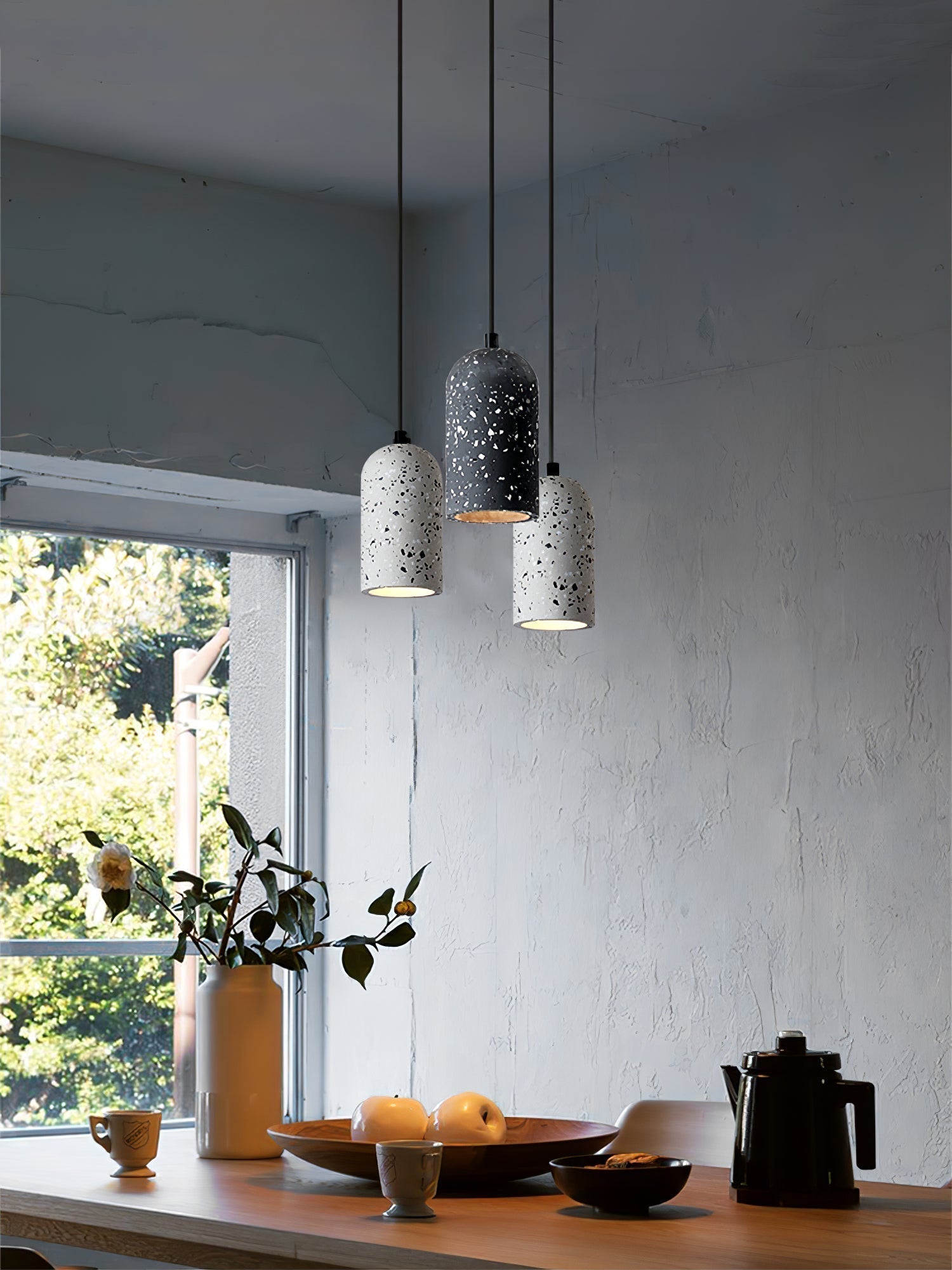 Zeloran Suspension Industrielle en Terrazzo
