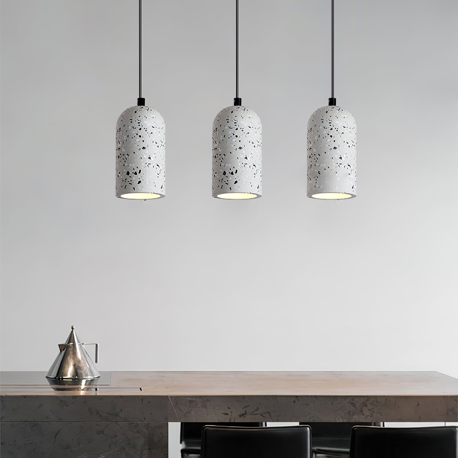 Zeloran Suspension Industrielle en Terrazzo