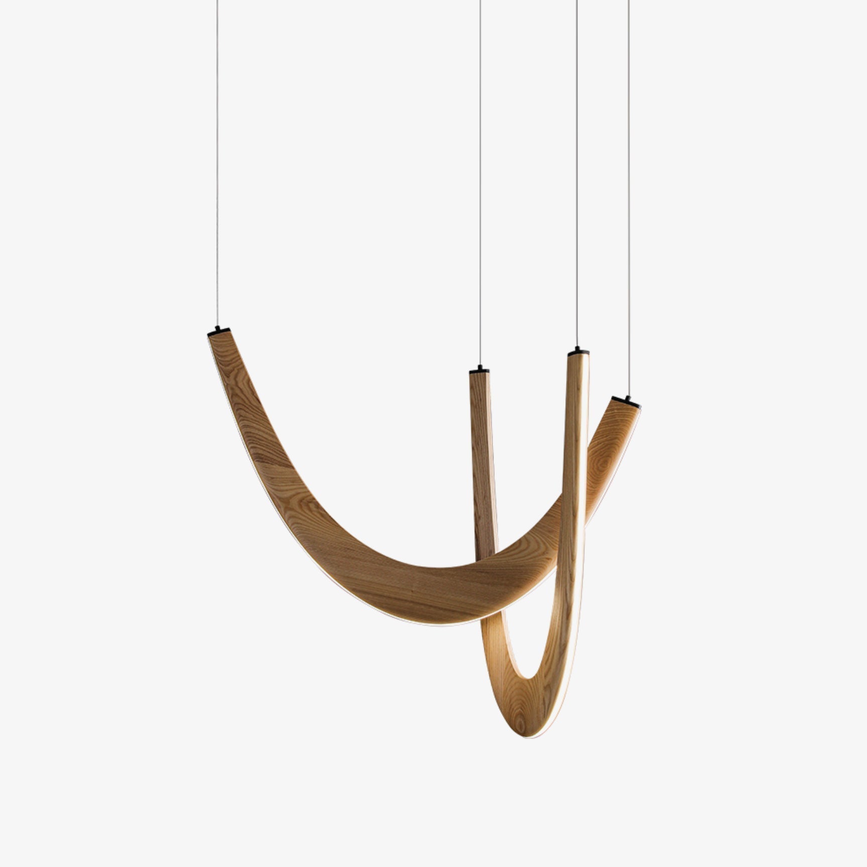Lumora Suspension Lampe en Bois