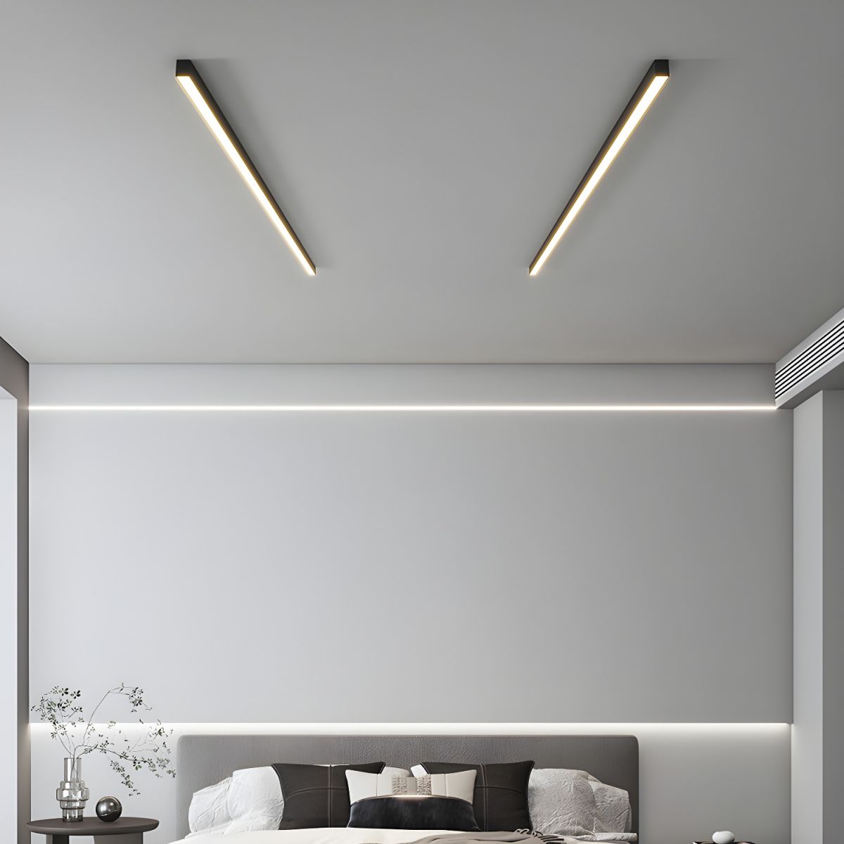 Solara Plafonnier Linéaire Ultra Fin Minimaliste Fonctionnel