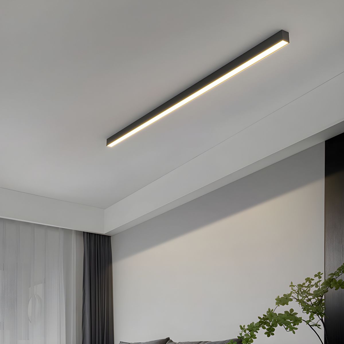 Solara Plafonnier Linéaire Ultra Fin Minimaliste Fonctionnel