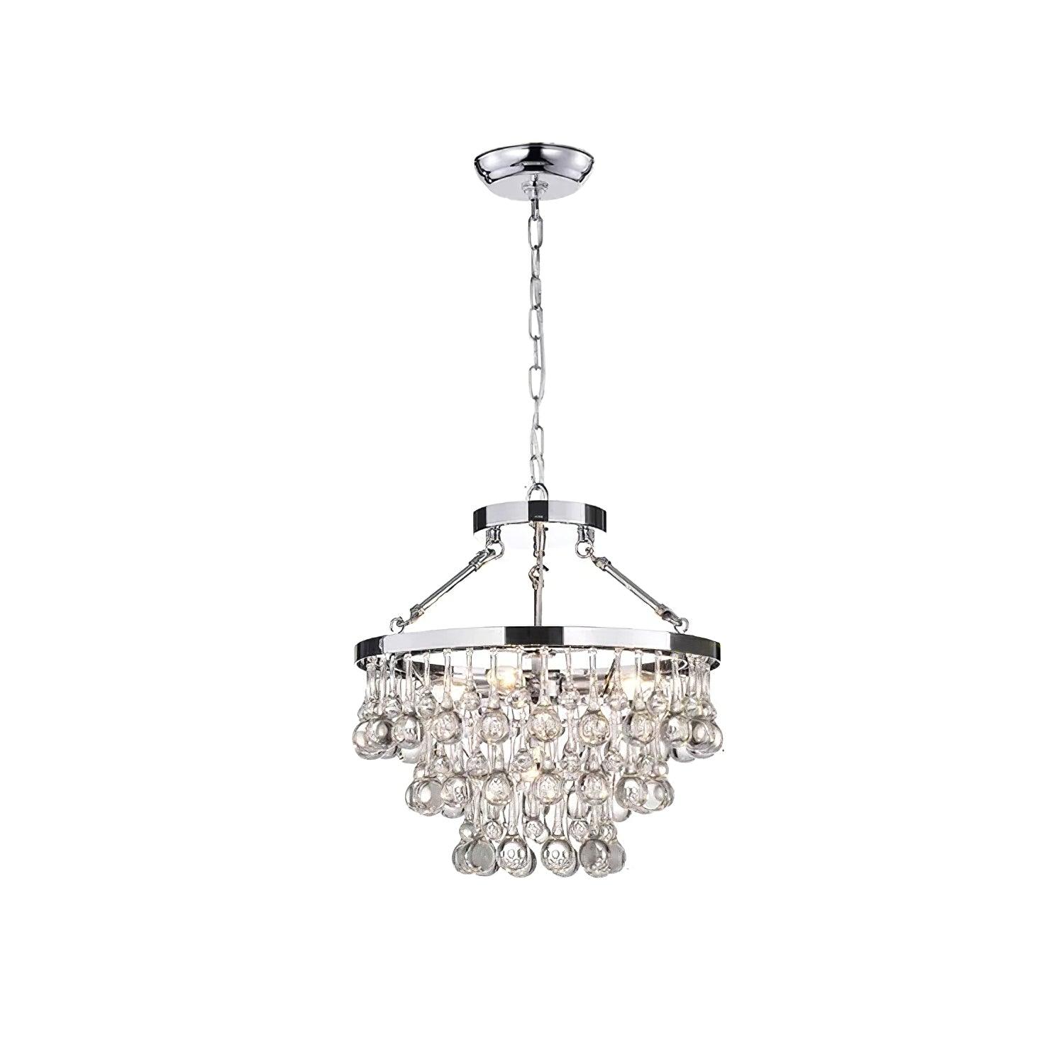 Avelis Postmodern Luxury Unique Tiered Crystal Lustre