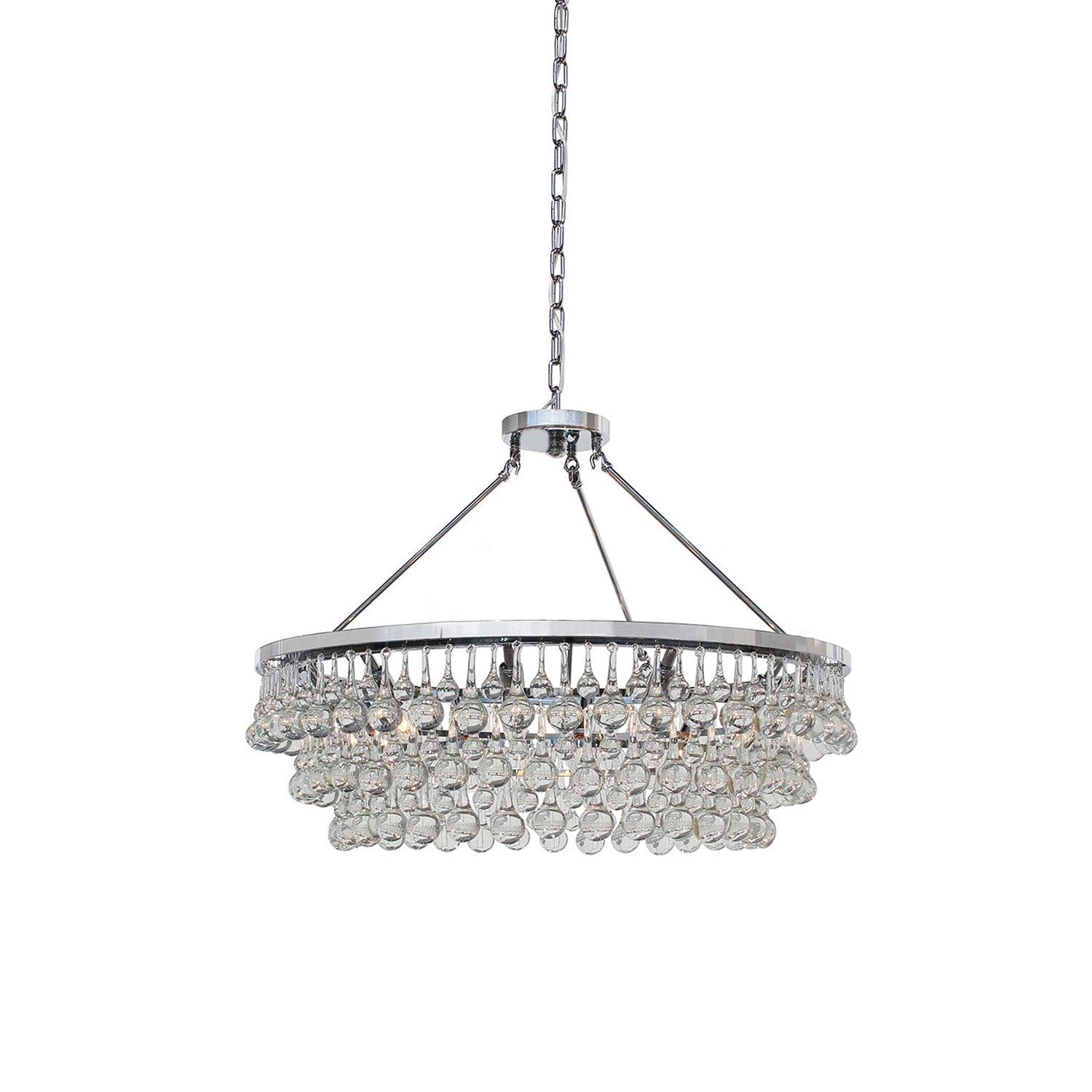 Avelis Postmodern Luxury Unique Tiered Crystal Lustre