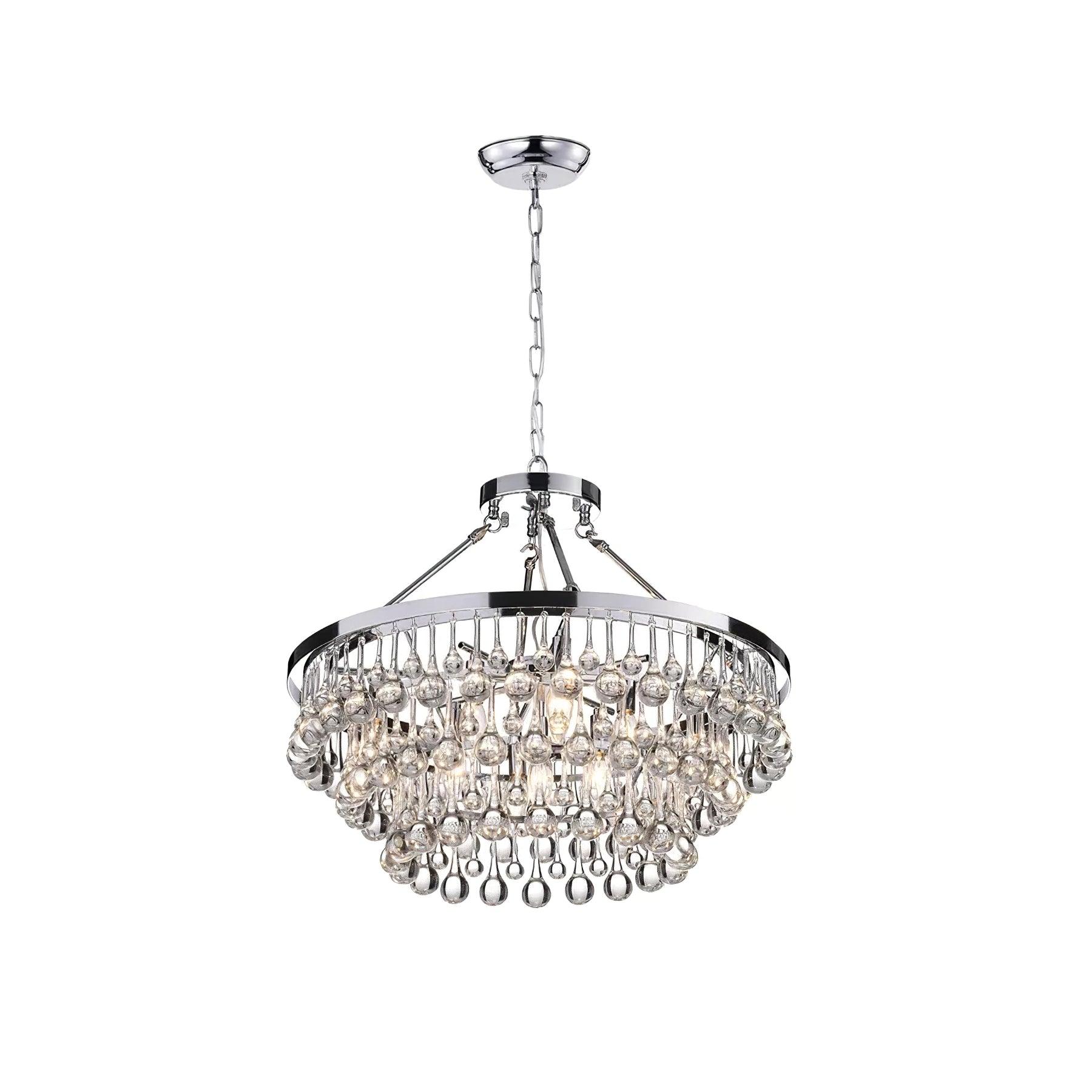 Avelis Postmodern Luxury Unique Tiered Crystal Lustre