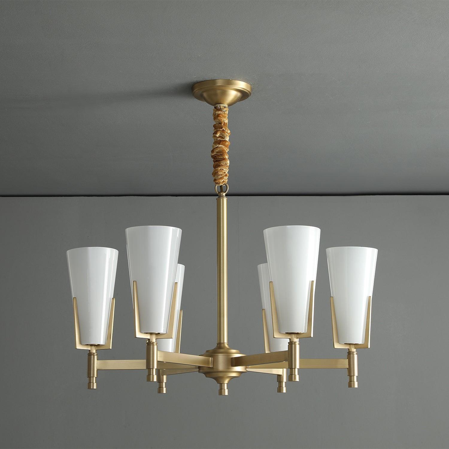 Gleam Lustre en Laiton de Luxe