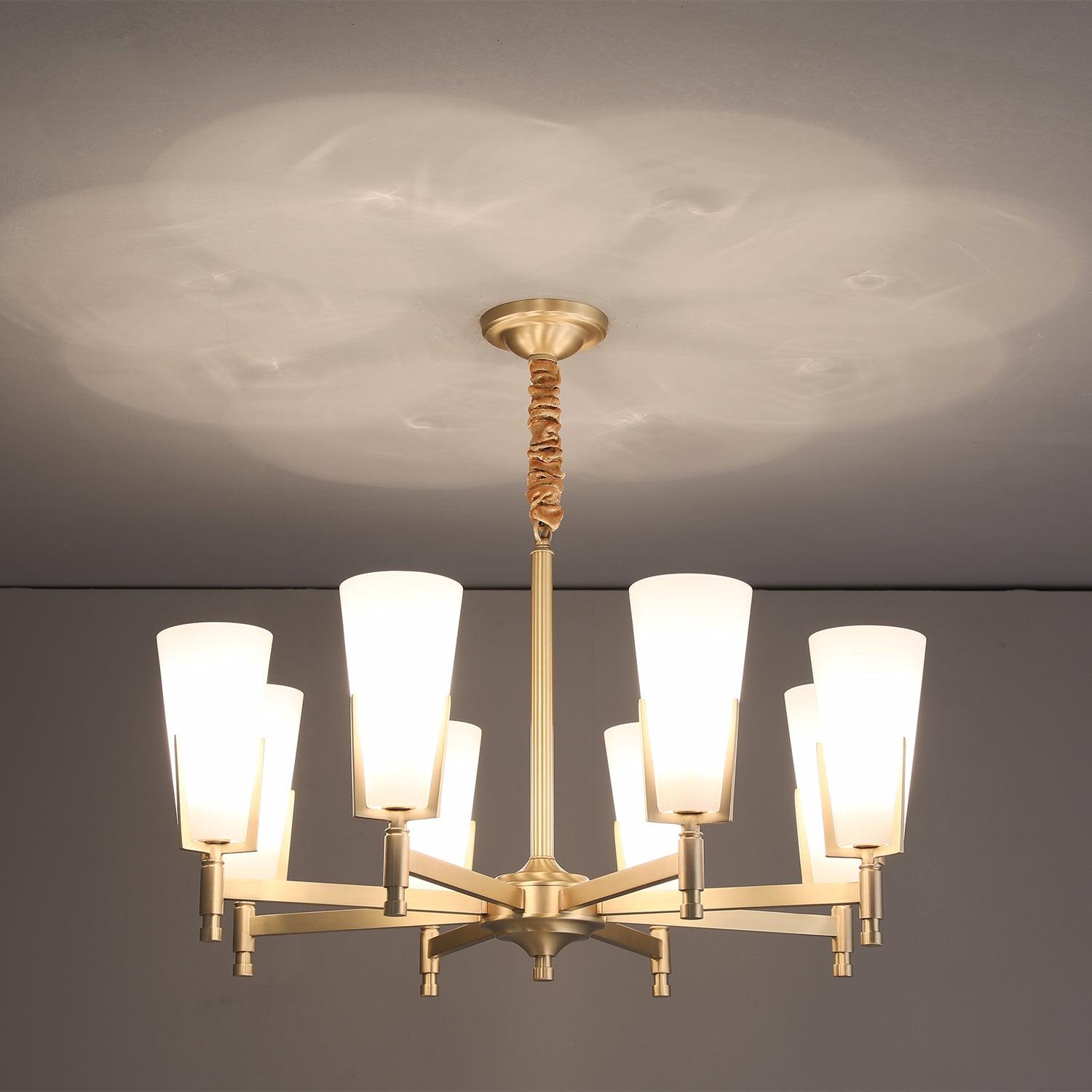Gleam Lustre en Laiton de Luxe