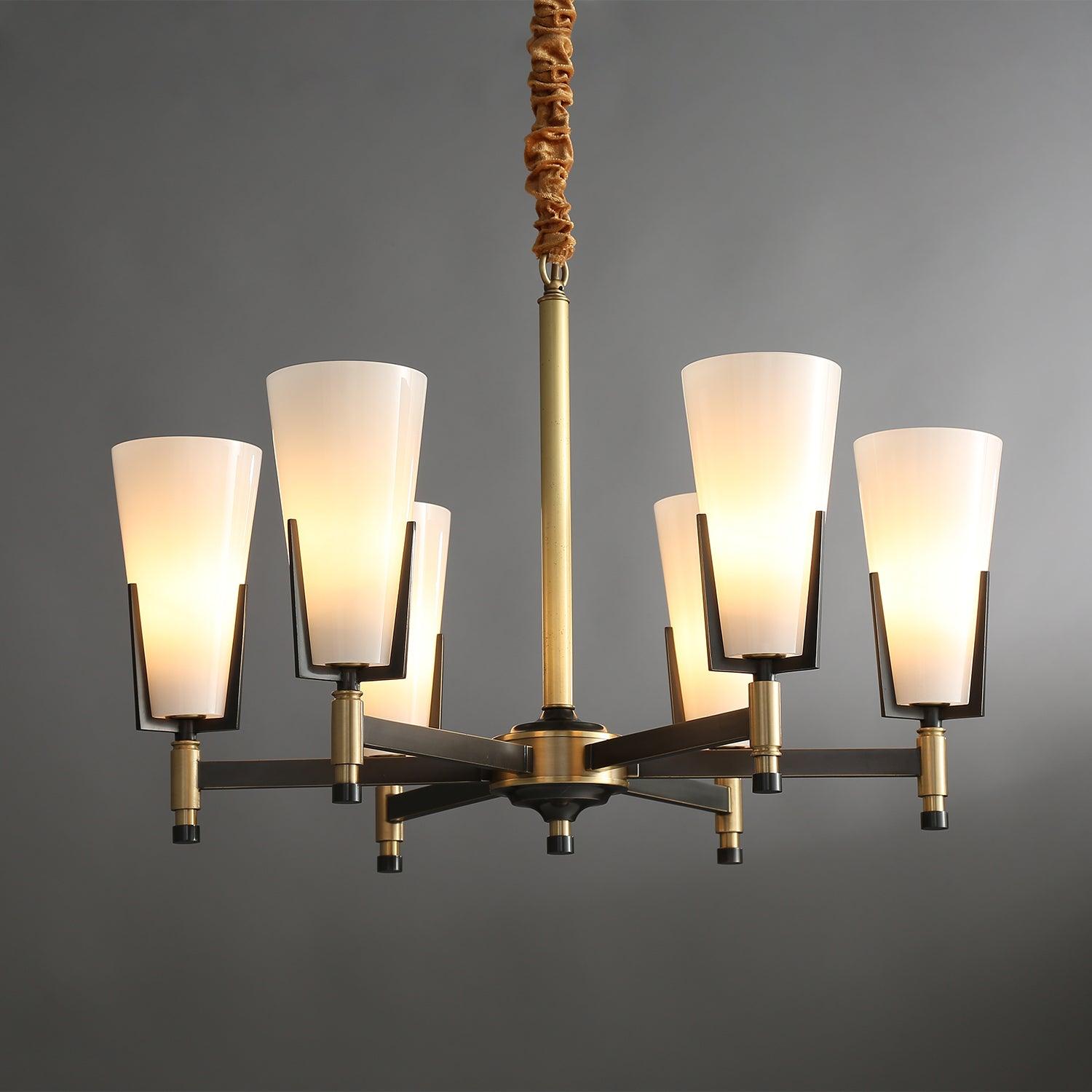 Gleam Lustre en Laiton de Luxe