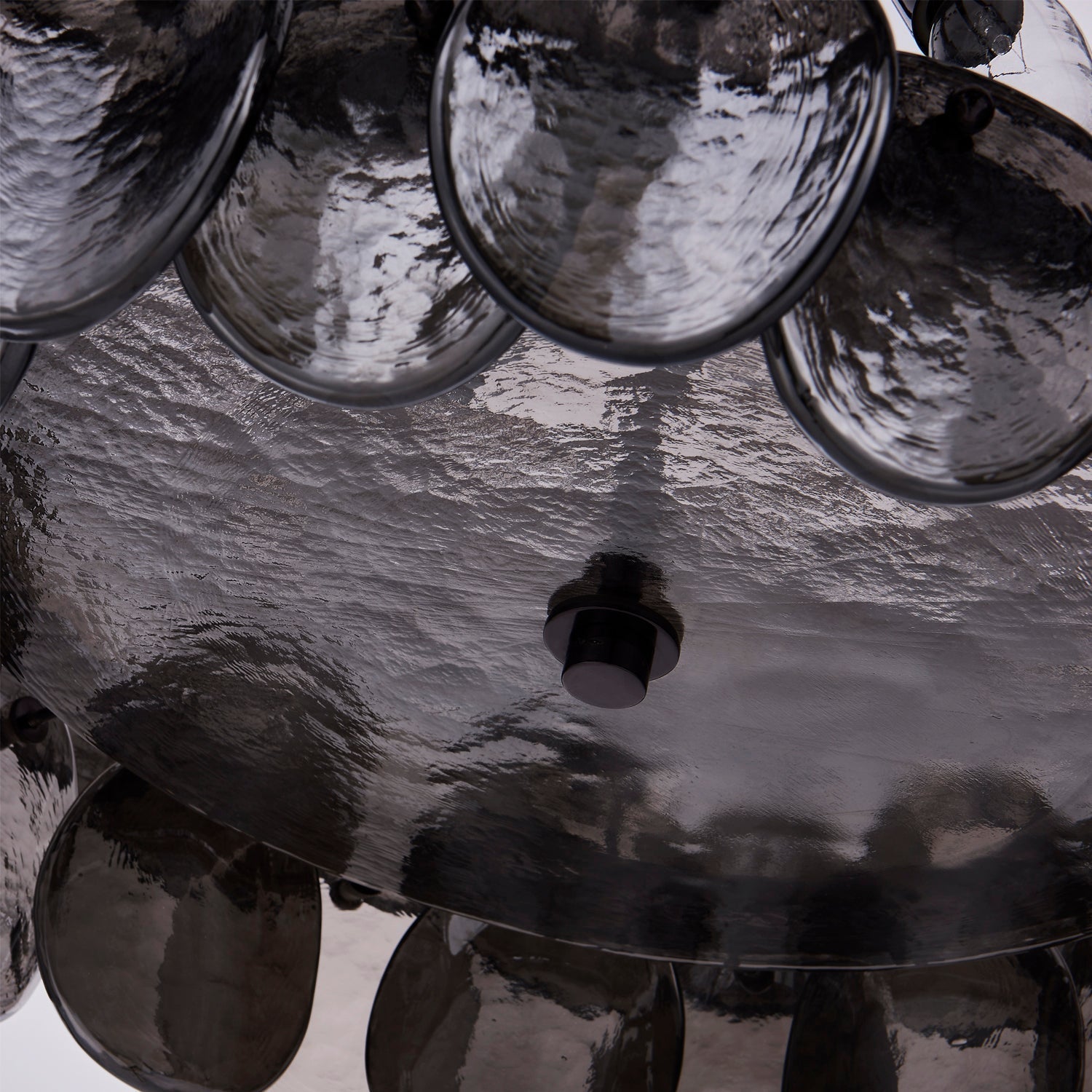 Aurora Lustre Luxueux en Verre et Laiton