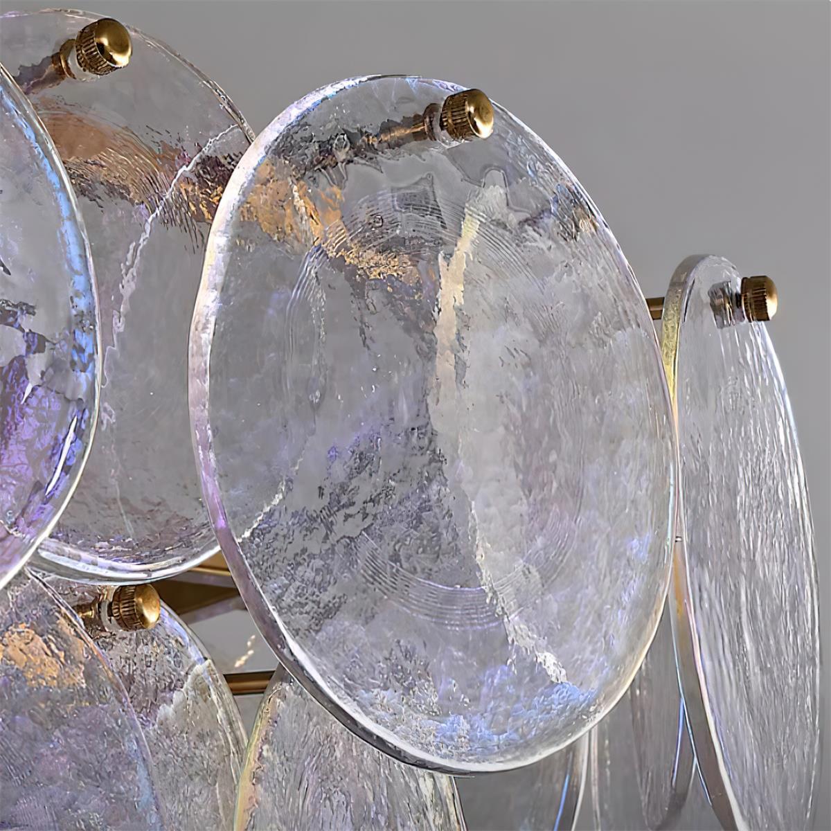 Utopia Lustre Disque en Verre Superposé
