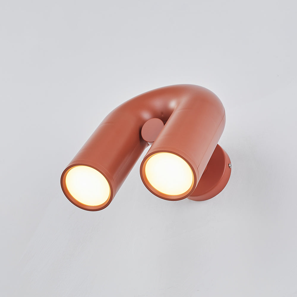 Vayla Arc Minimaliste LED Applique Murale Noir Rouge Bleu
