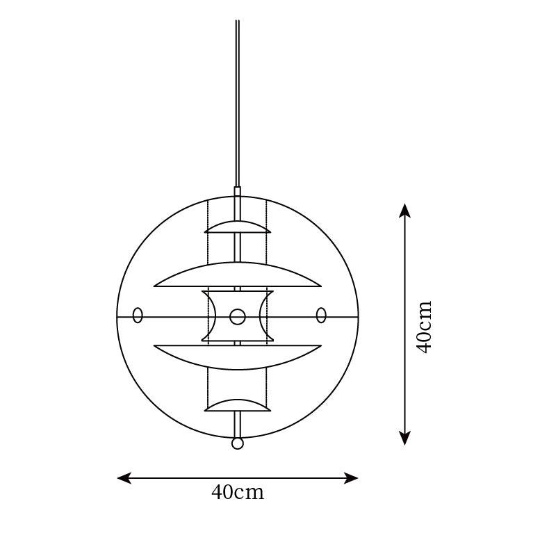 Astris Suspension Géométrique Moderne Flottante