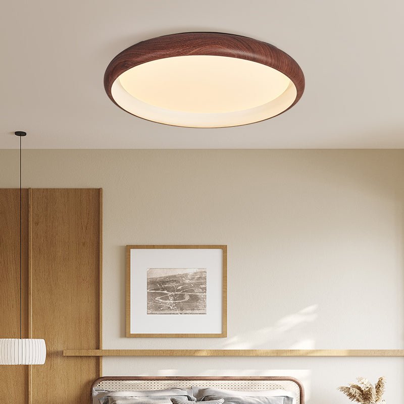 Zesolis Plafonnier Moderne Minimaliste Noyer
