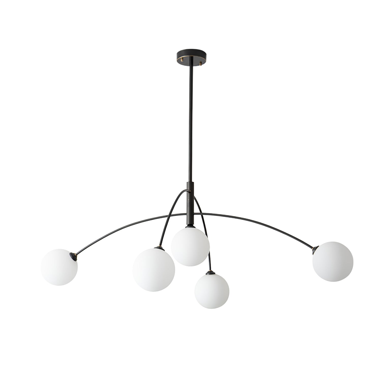 Lustra Lustre Valentina Arc Laiton Élégant
