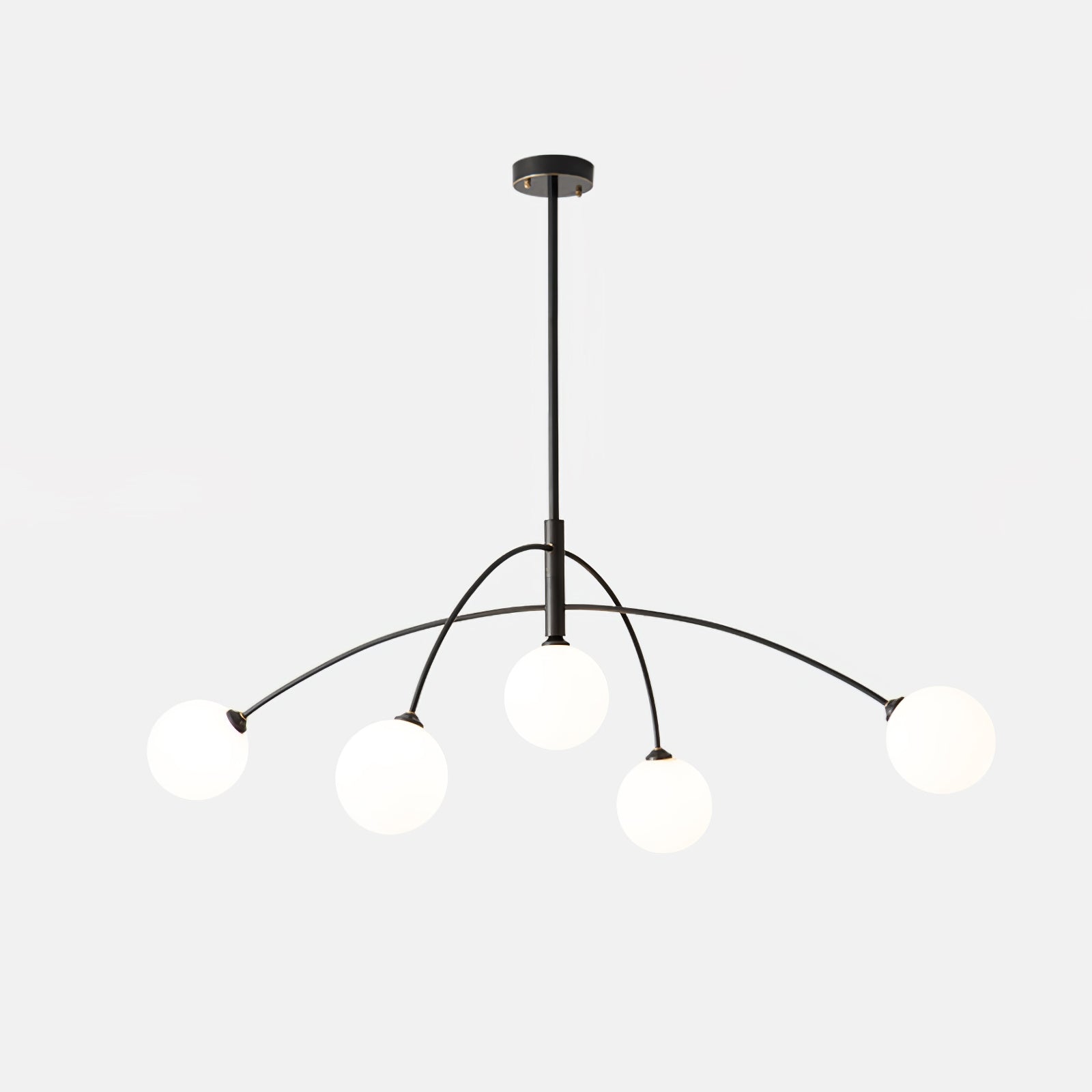 Lustra Lustre Valentina Arc Laiton Élégant