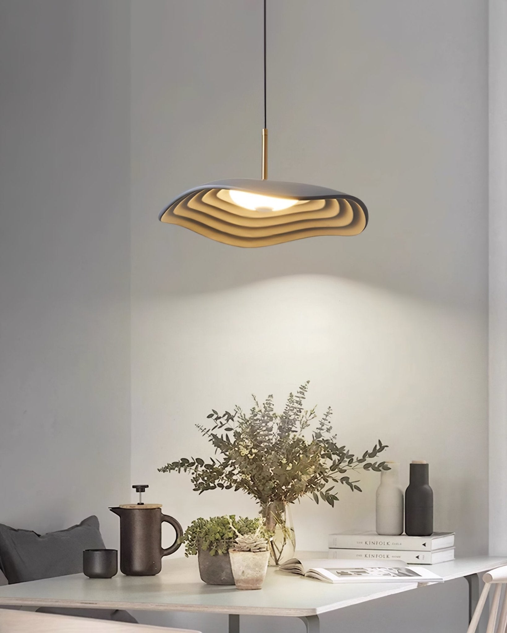 Zynthra Lampe suspendue artistique en résine