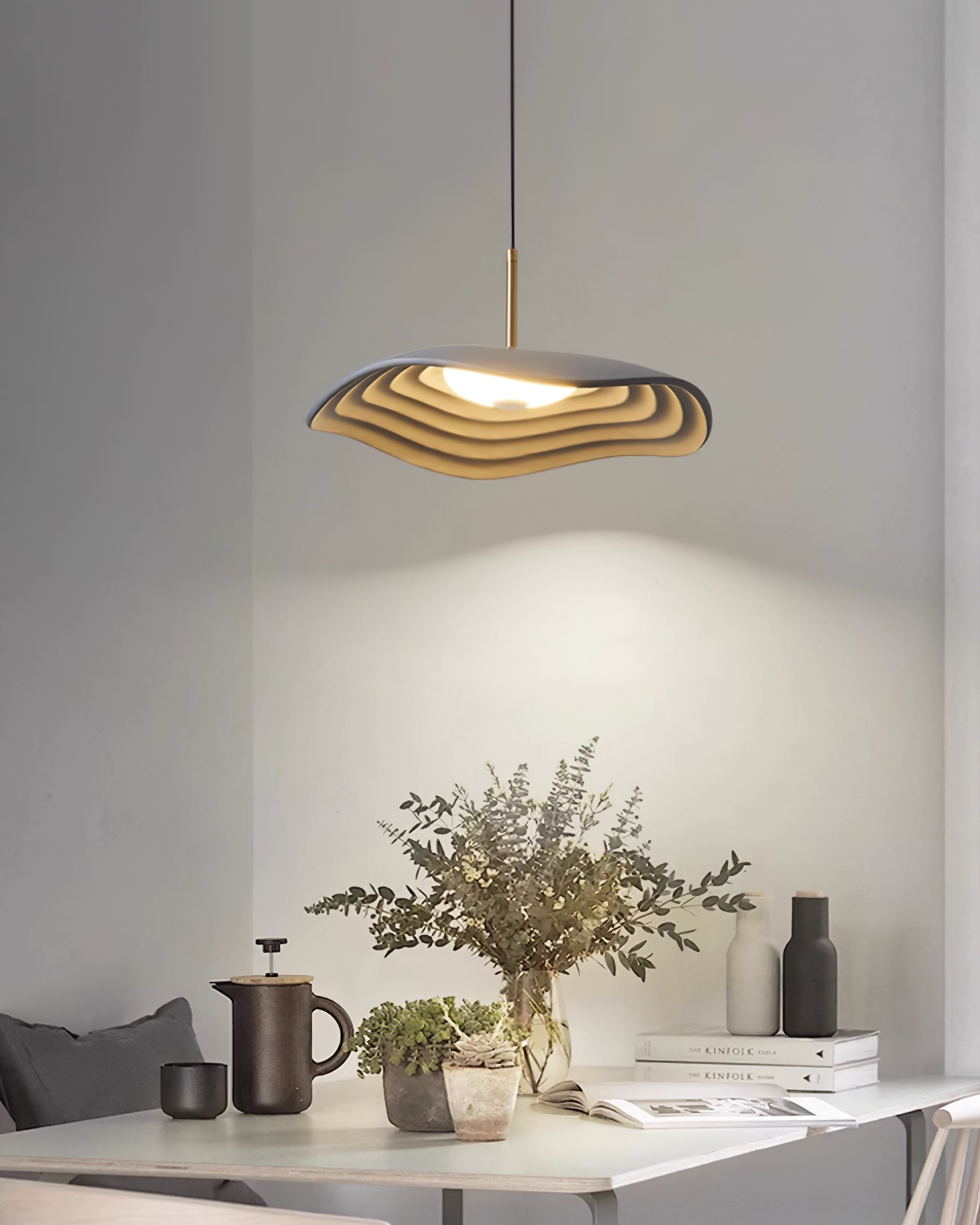 Ovelis Lampe Suspension Forme de Vague
