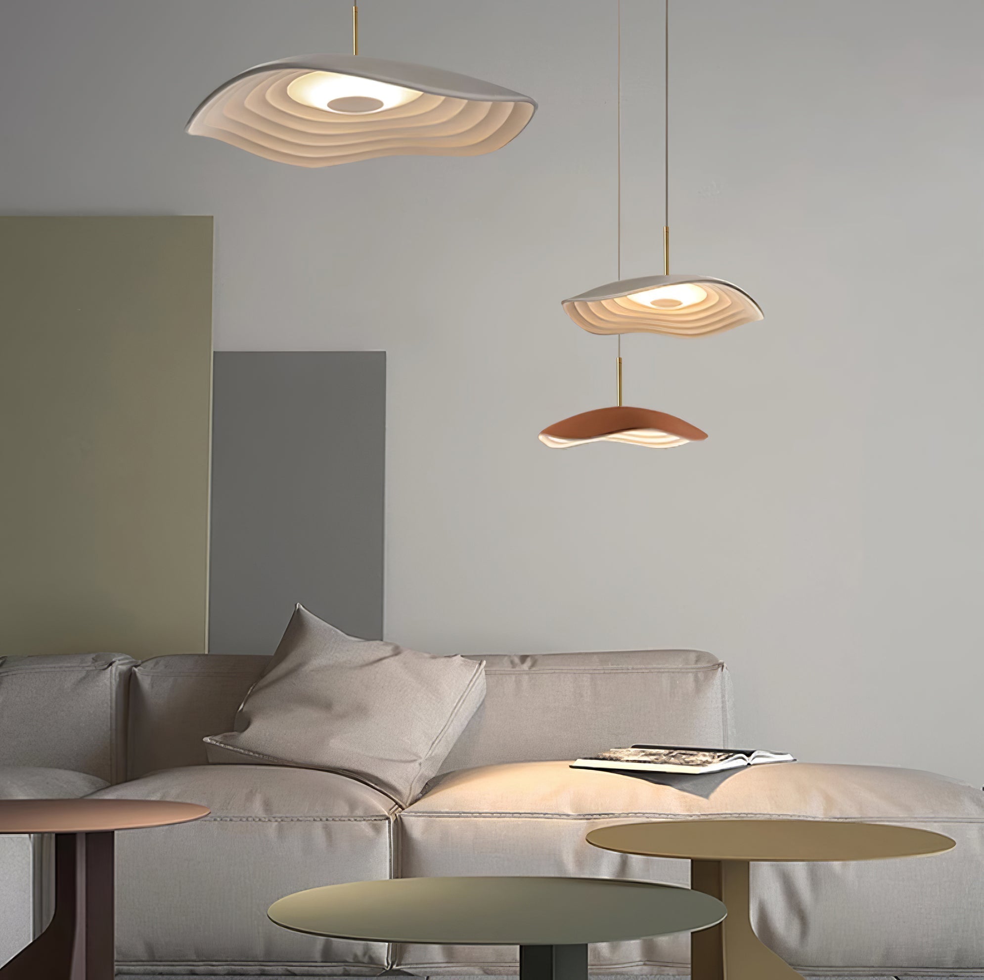 Ovelis Lampe Suspension Forme de Vague