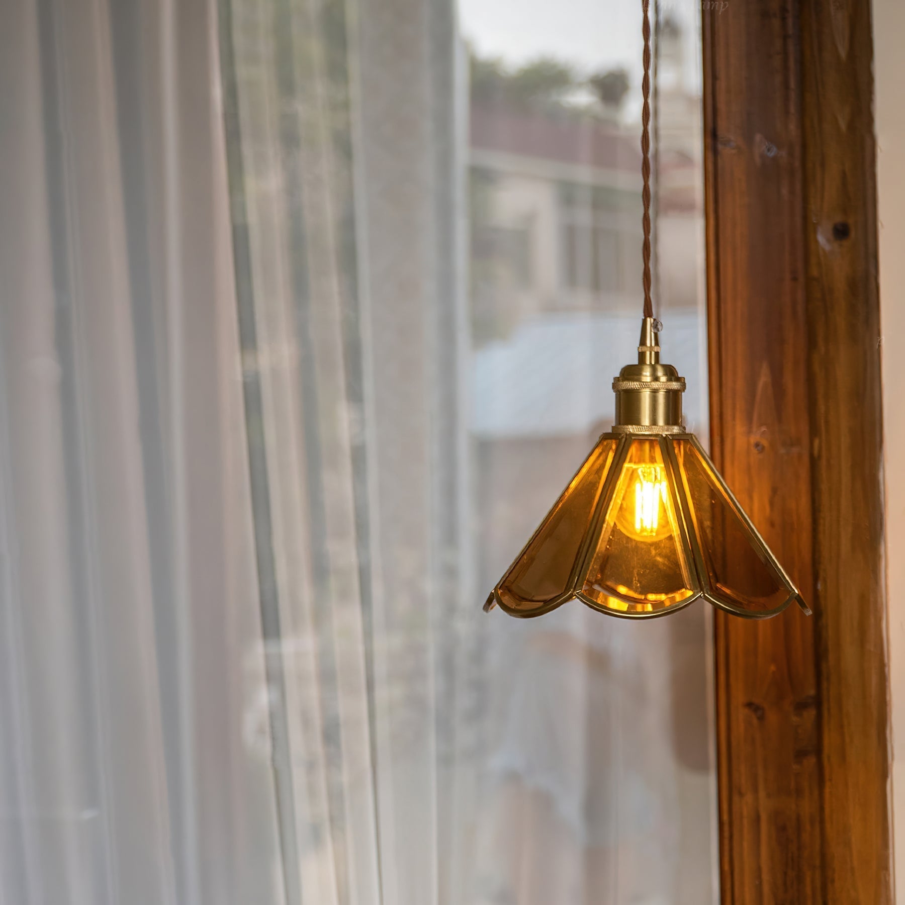Valeria Verre Cannelé Suspension