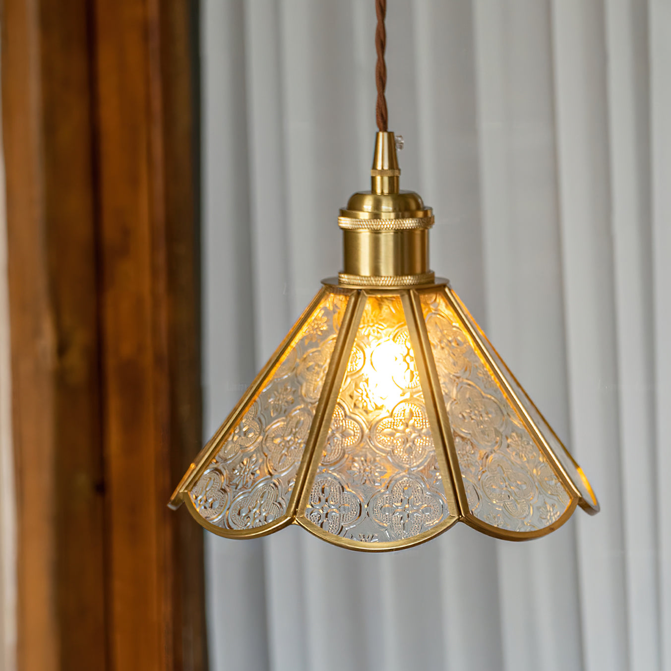 Valeria Verre Cannelé Suspension