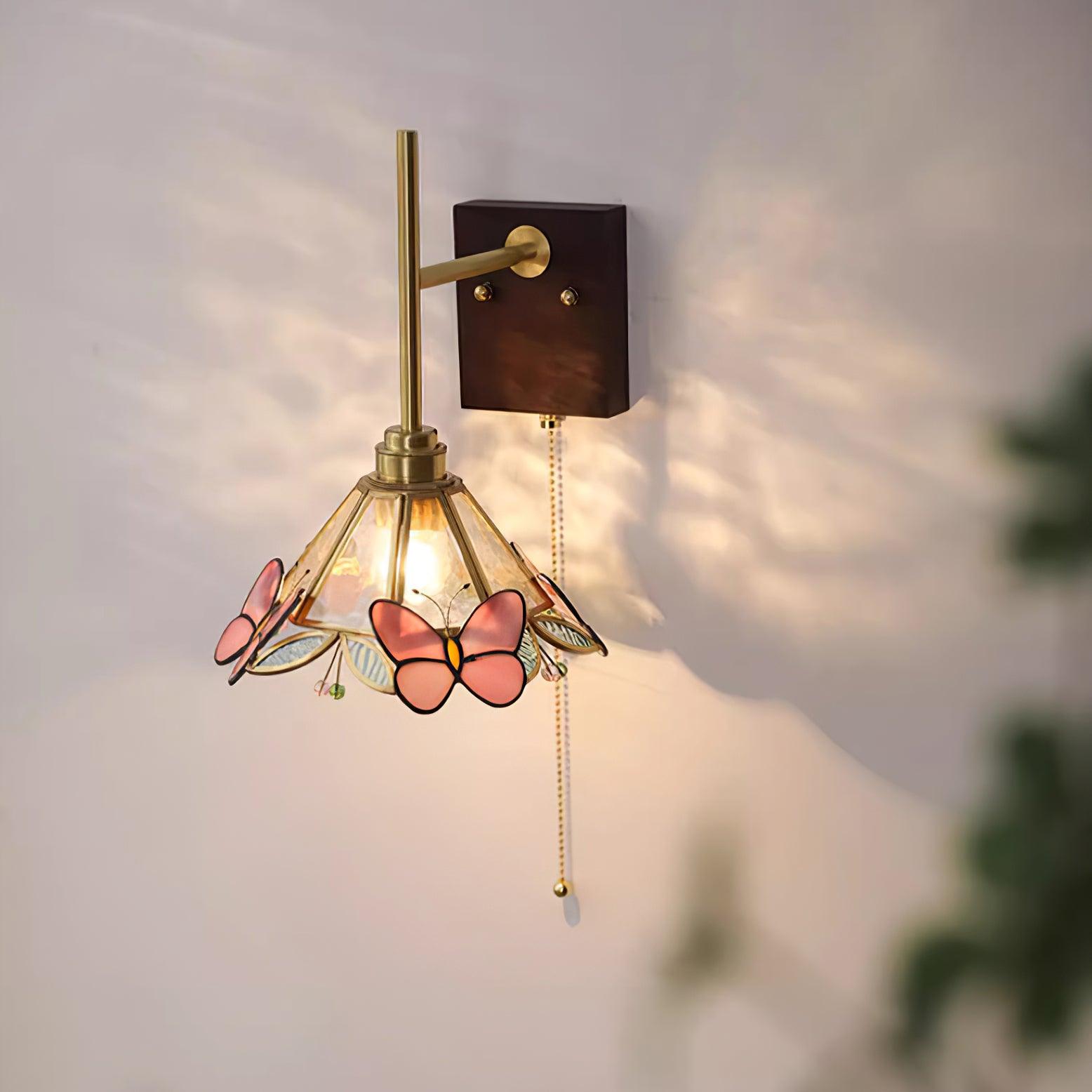 Valerie Applique Murale Charme Vintage Papillon